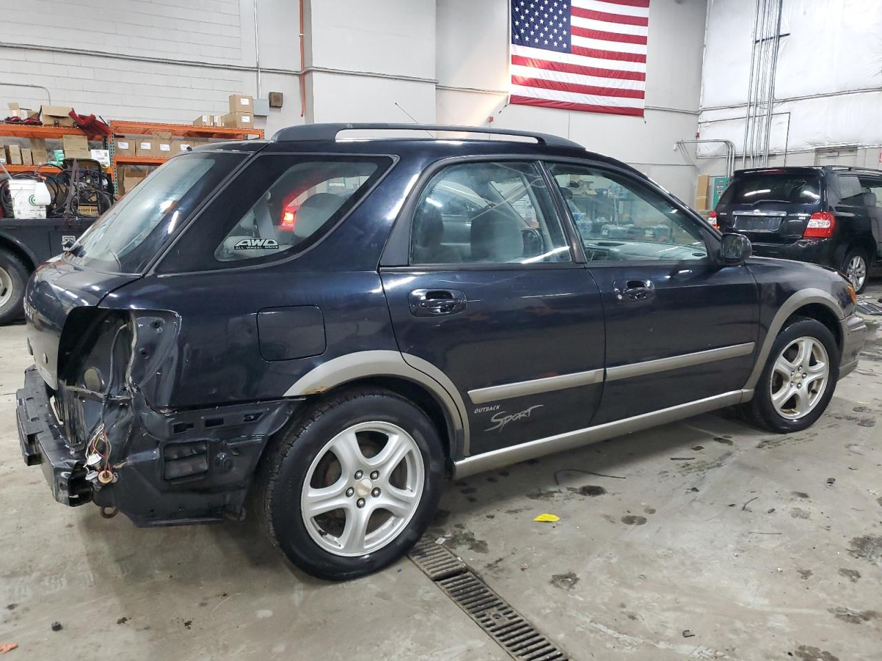 2002 Subaru Impreza VIN JF1GG68512H817808 Copart auction photo, rear end damage thumbnail 3