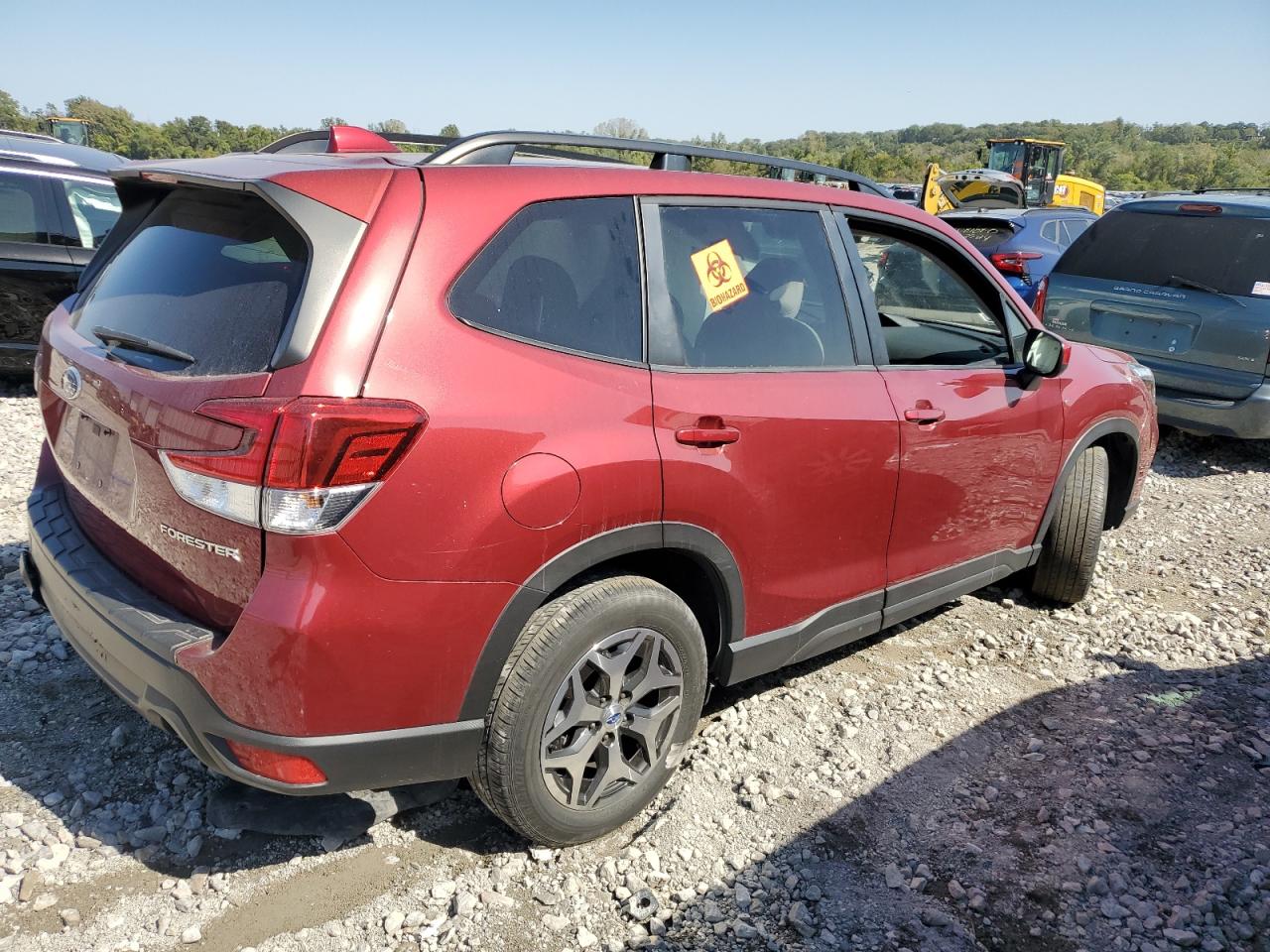 2020 Subaru Forester VIN JF2SKAJC8LH514154 Copart auction photo, side damage thumbnail 3
