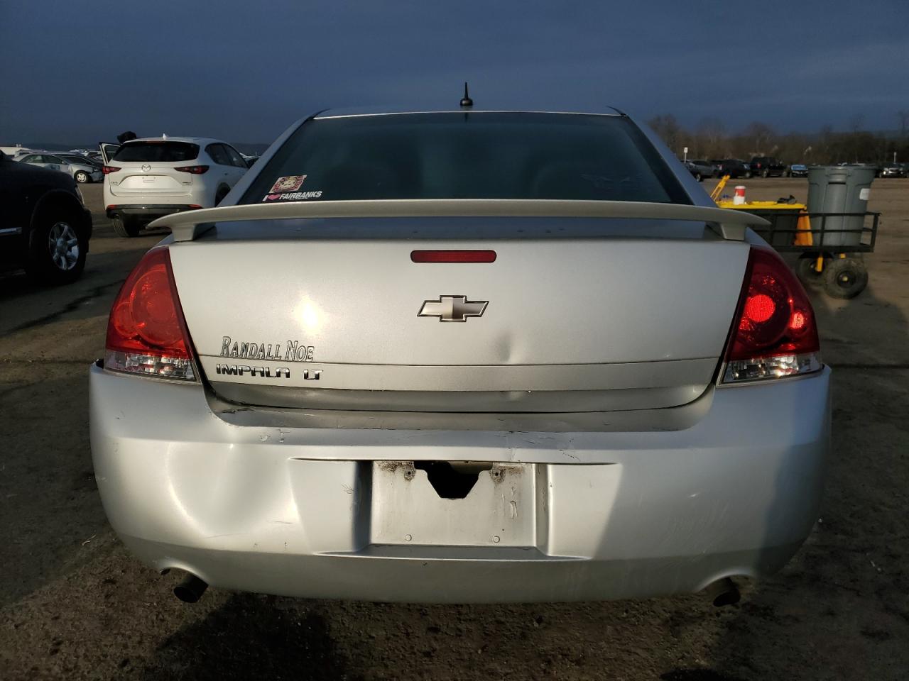 2012 Chevrolet Impala VIN 2G1WG5E31C1269051 Copart auction photo, rear end damage thumbnail 6