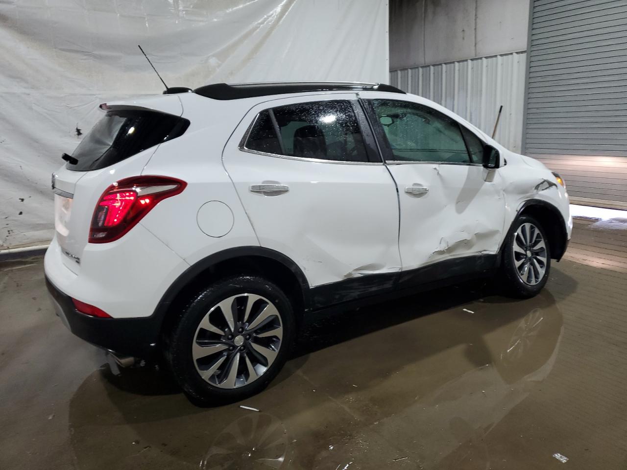 2022 Buick Encore VIN KL4CJESM3NB521842 Copart auction photo, side damage thumbnail 3