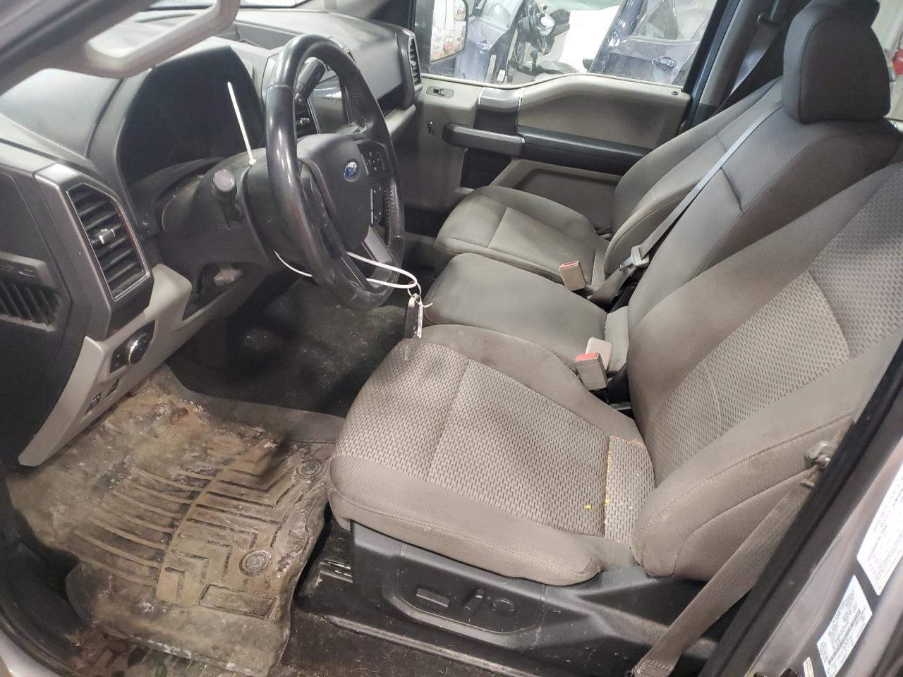 2020 Ford F-150 VIN 1FTEW1E52LKF43292 Copart auction photo, front end / side damage thumbnail 7
