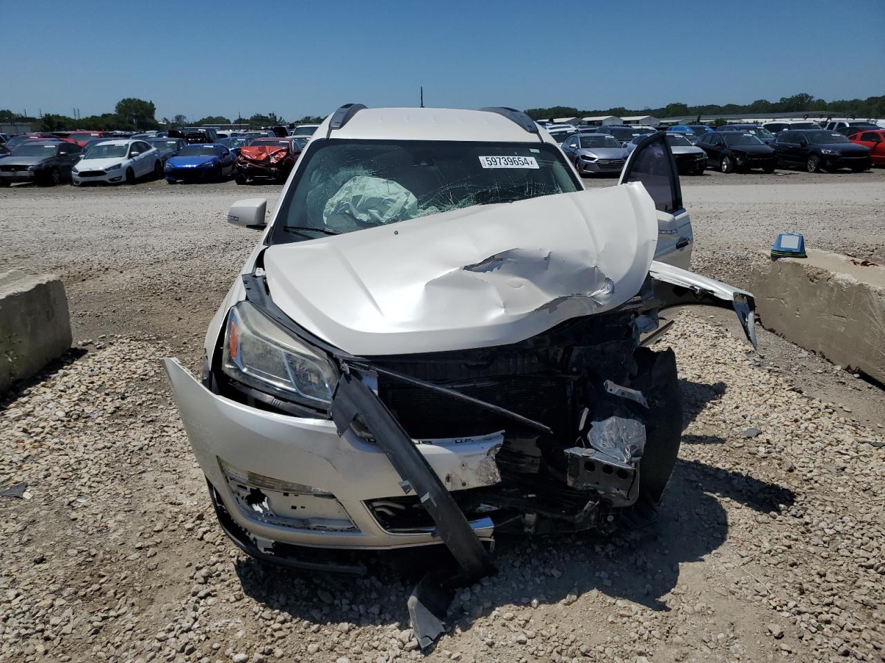 2014 Chevrolet Traverse VIN 1GNKVHKD2EJ282448 Copart auction photo, front end damage thumbnail 5