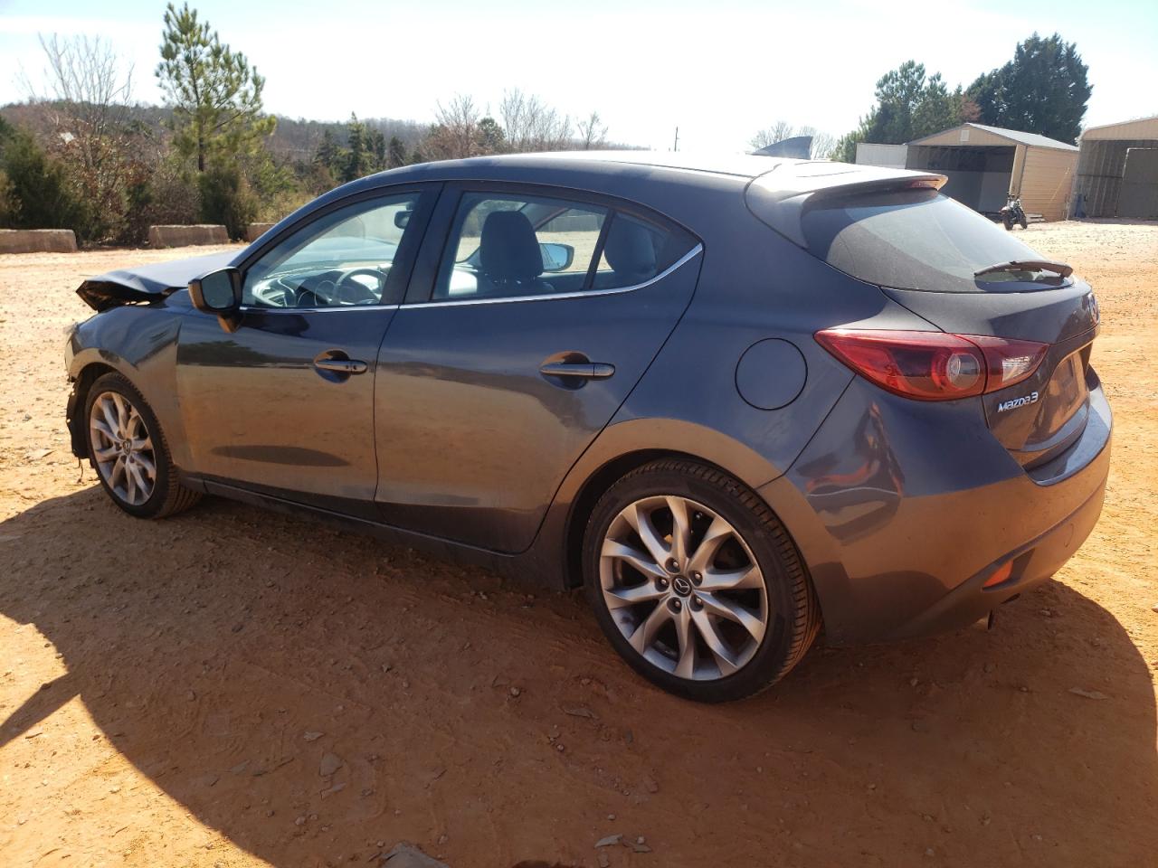 2016 Mazda 3 VIN JM1BM1N39G1298185 Copart auction photo, front end / mechanical damage thumbnail 2