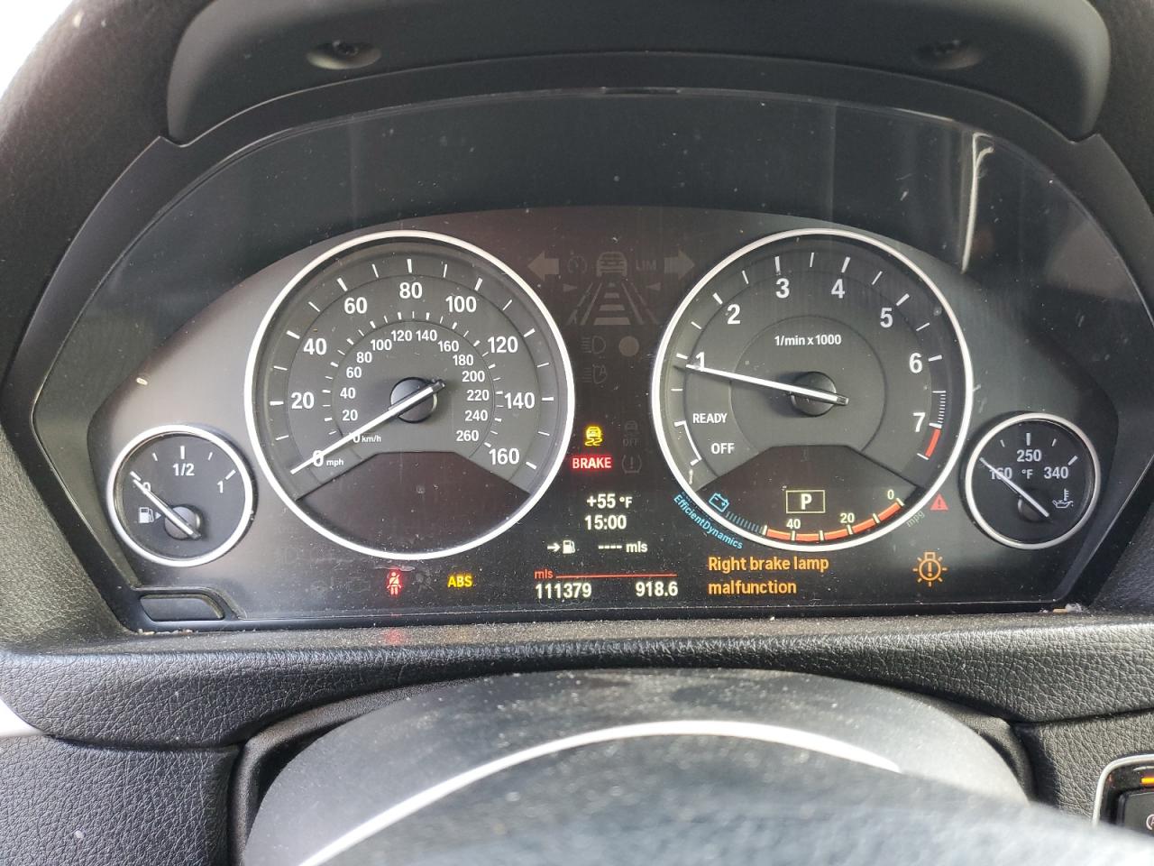2013 BMW 3er VIN WBA3B3C51DF543759 Copart auction photo, all over damage thumbnail 9