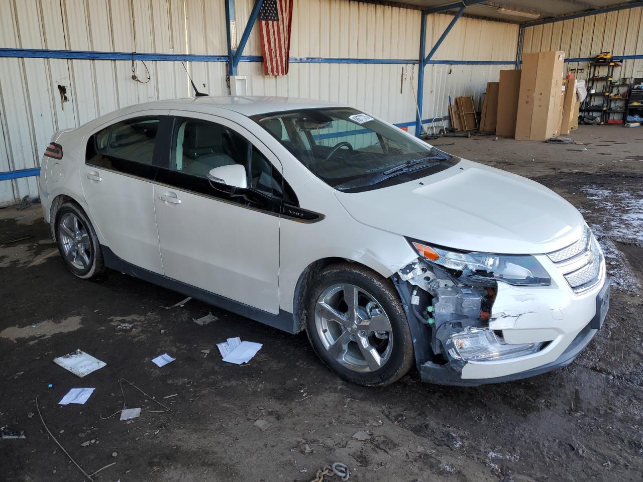 2014 Chevrolet Volt VIN 1G1RD6E42EU164207 Copart auction photo, front end / rear end damage thumbnail 4