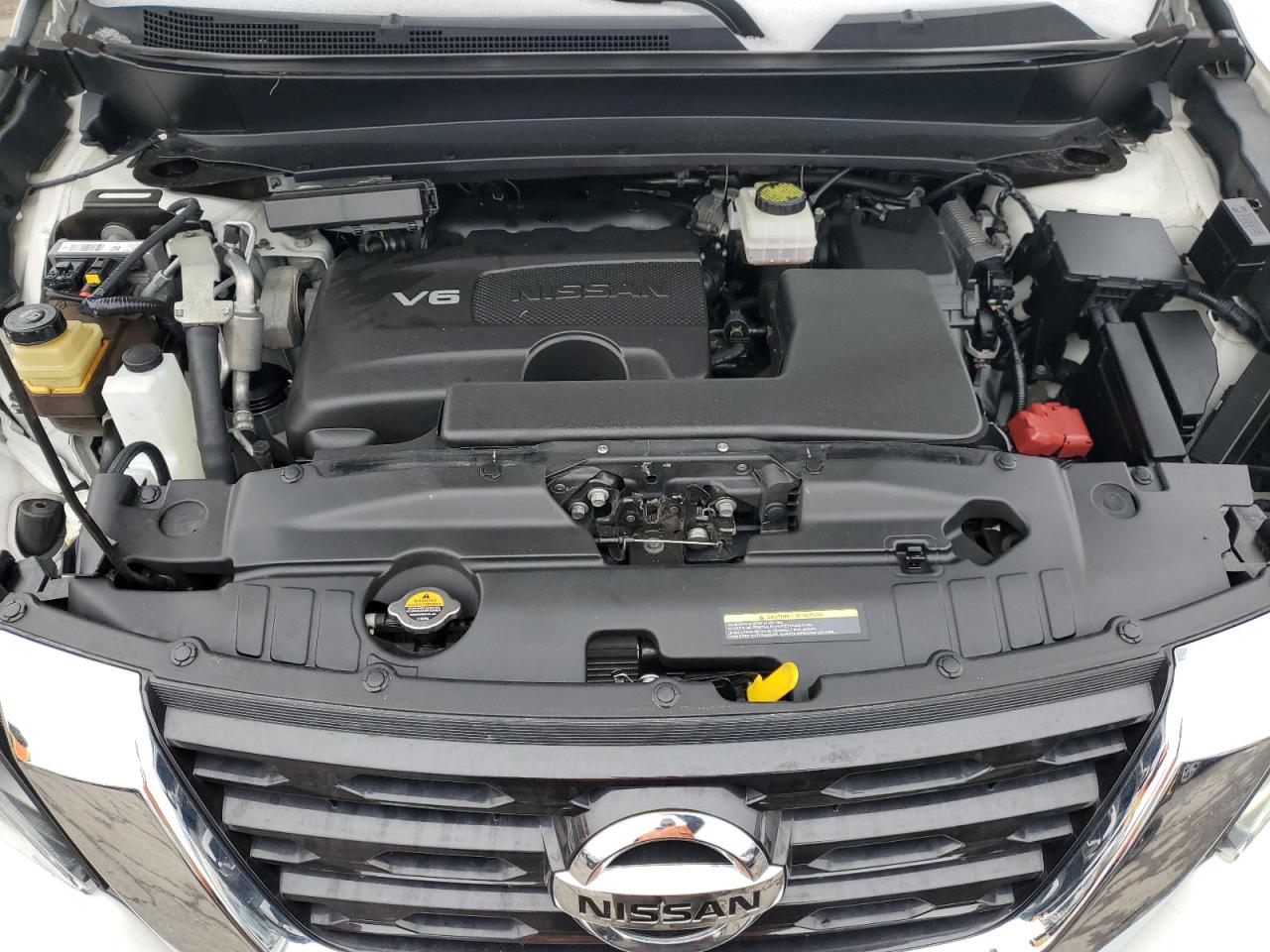 2020 Nissan Pathfinder VIN 5N1DR2CM8LC592327 Copart auction photo, front end / side damage thumbnail 13