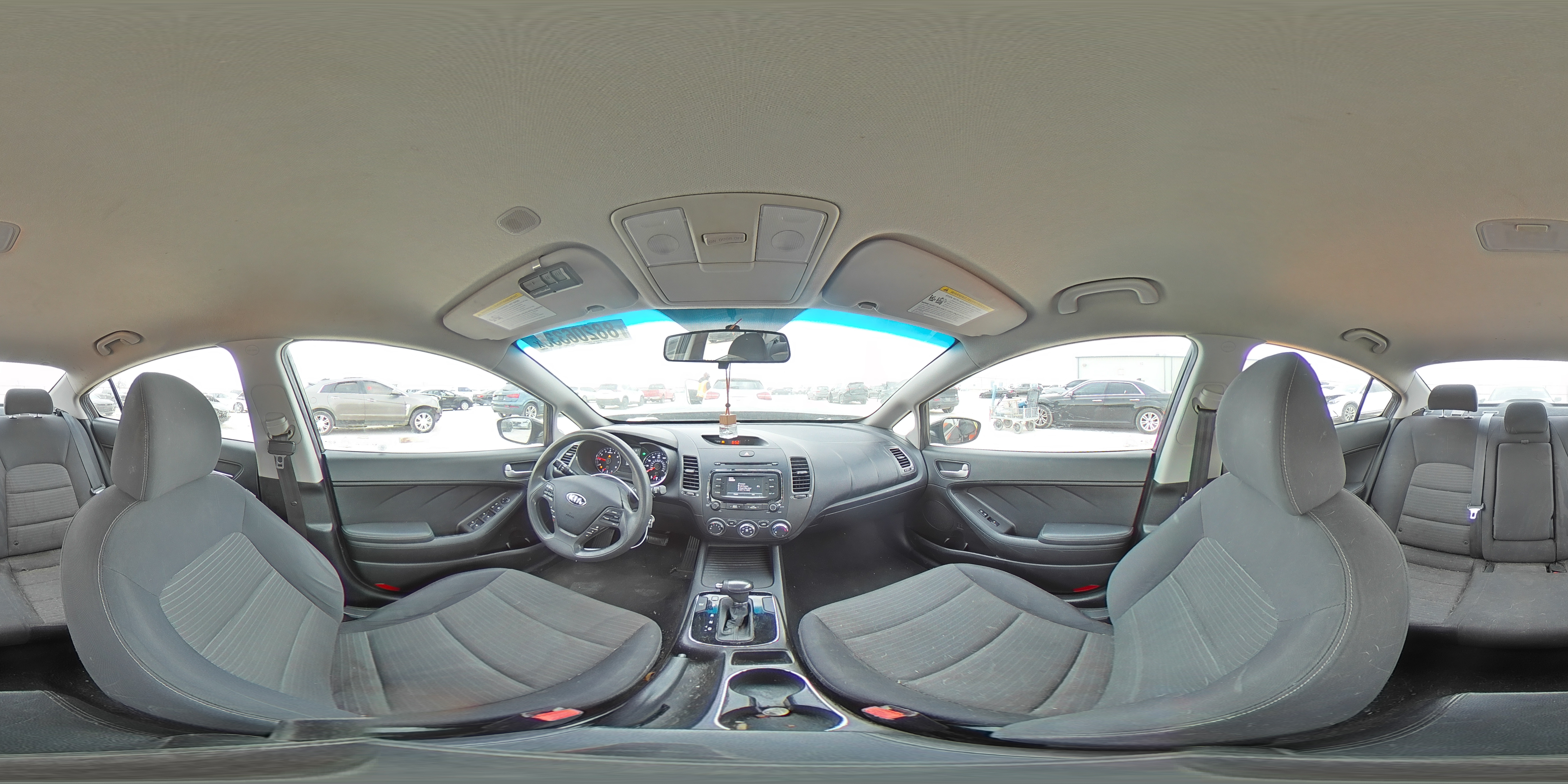 2017 KIA Forte VIN 3KPFL4A73HE021531 Copart auction photo, front end damage thumbnail 13