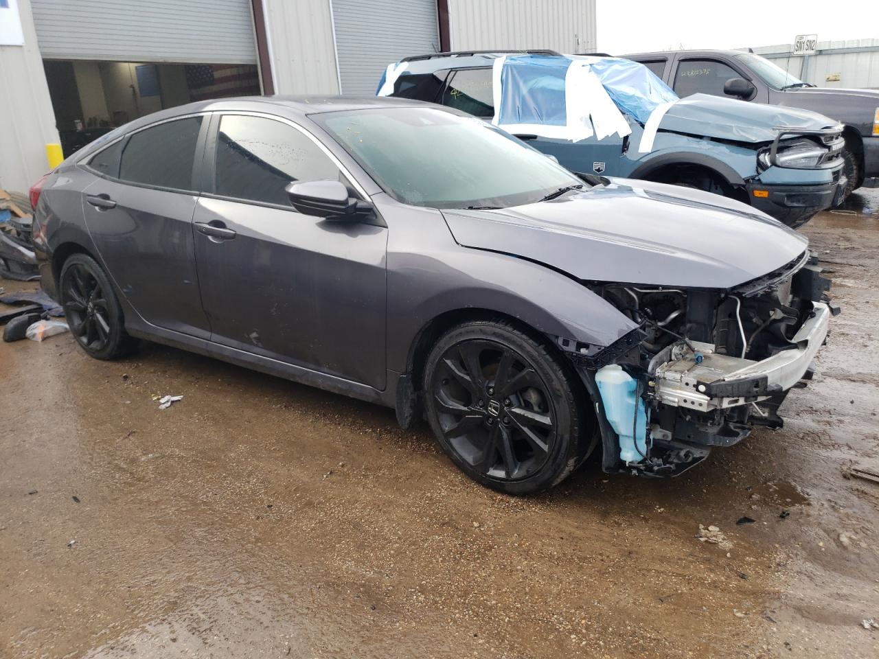 2021 Honda Civic VIN 2HGFC2F80MH512189 Copart auction photo, front end damage thumbnail 4