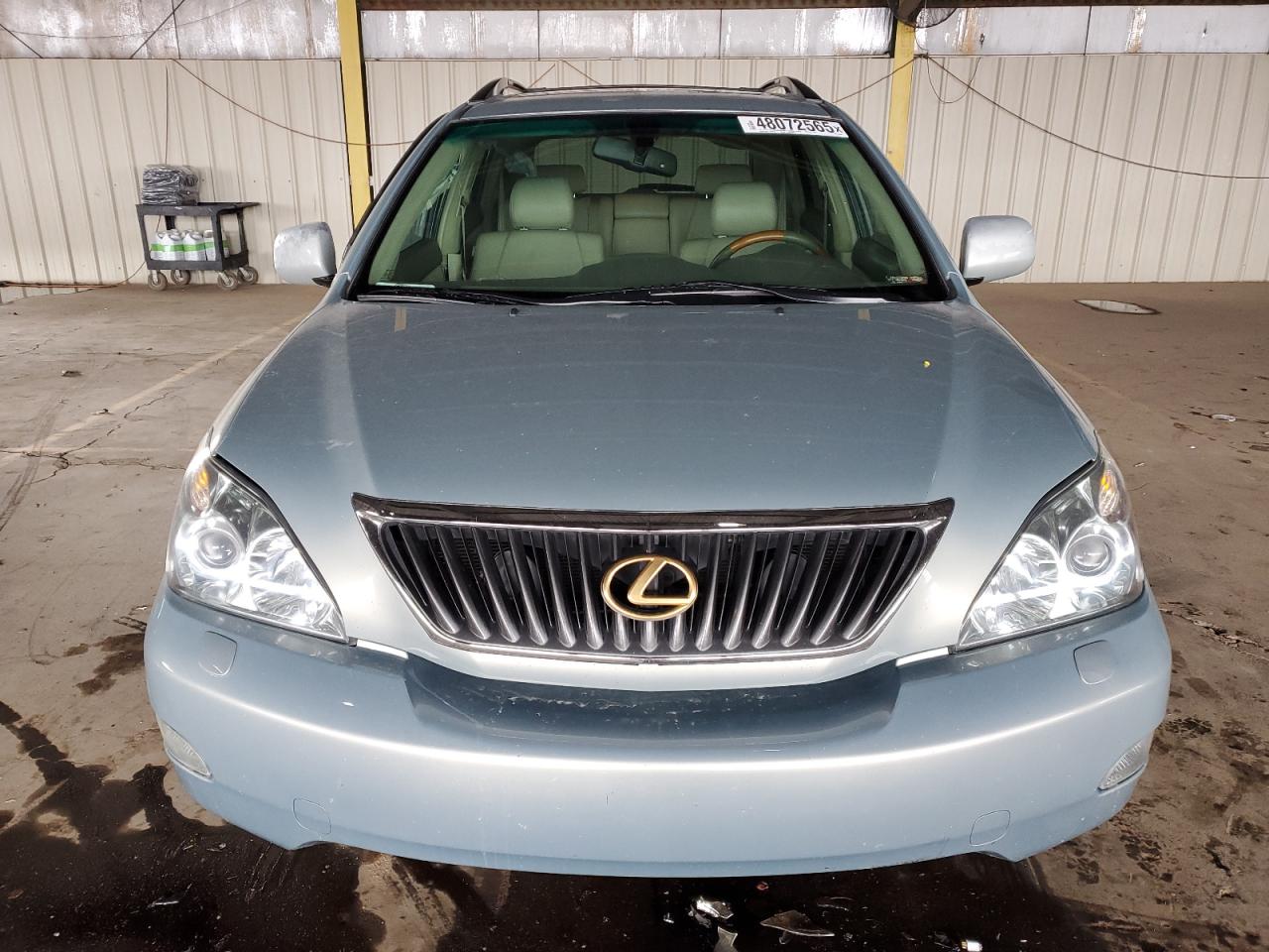 2008 Lexus RX VIN 2T2GK31U18C033680 Copart auction photo, side / front end damage thumbnail 5