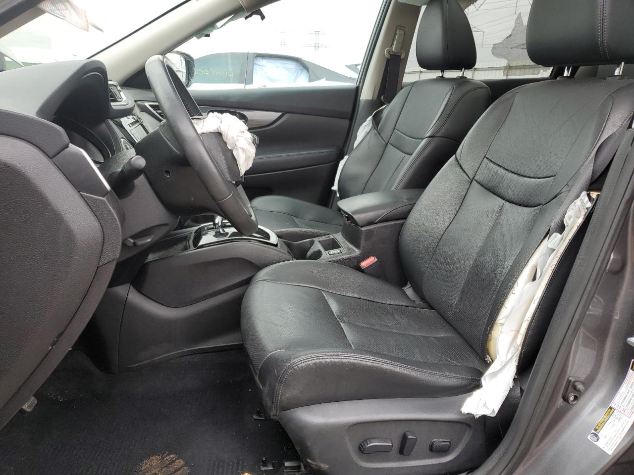 2015 Nissan Rogue VIN 5N1AT2MT0FC896315 Copart auction photo, front end / side damage thumbnail 7