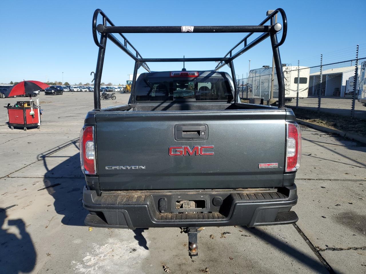 2015 GMC Canyon VIN 1GTG5BE38F1240947 Copart auction photo, front end / side damage thumbnail 6
