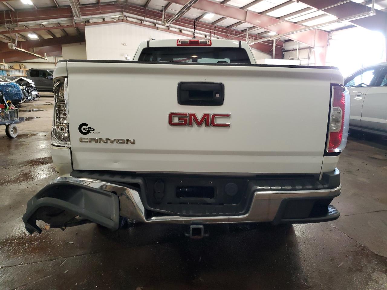 2018 GMC Canyon VIN 1GTH5BEA2J1249462 Copart auction photo, rear end / side damage thumbnail 6
