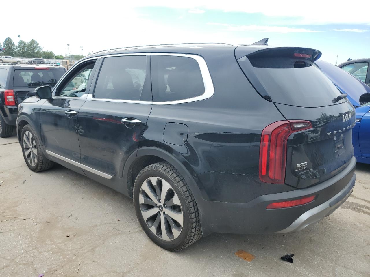 2022 KIA Telluride VIN 5XYP5DHC8NG214368 Copart auction photo, front end damage thumbnail 2