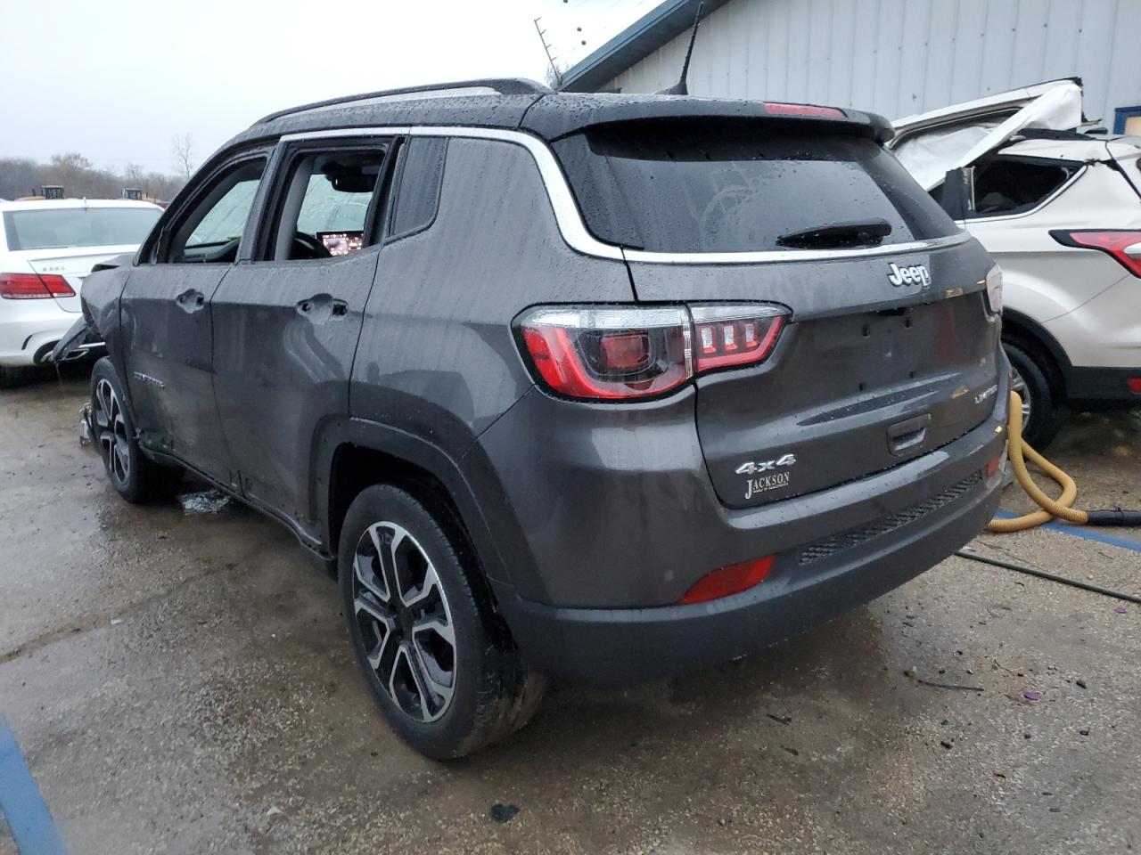 2022 Jeep Compass VIN 3C4NJDCB3NT170791 Copart auction photo, front end / side damage thumbnail 2