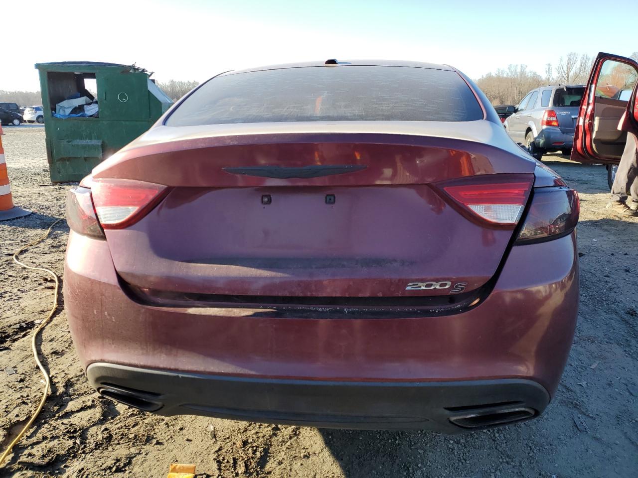 2015 Chrysler 200 VIN 1C3CCCBB1FN521393 Copart auction photo, front end damage thumbnail 6