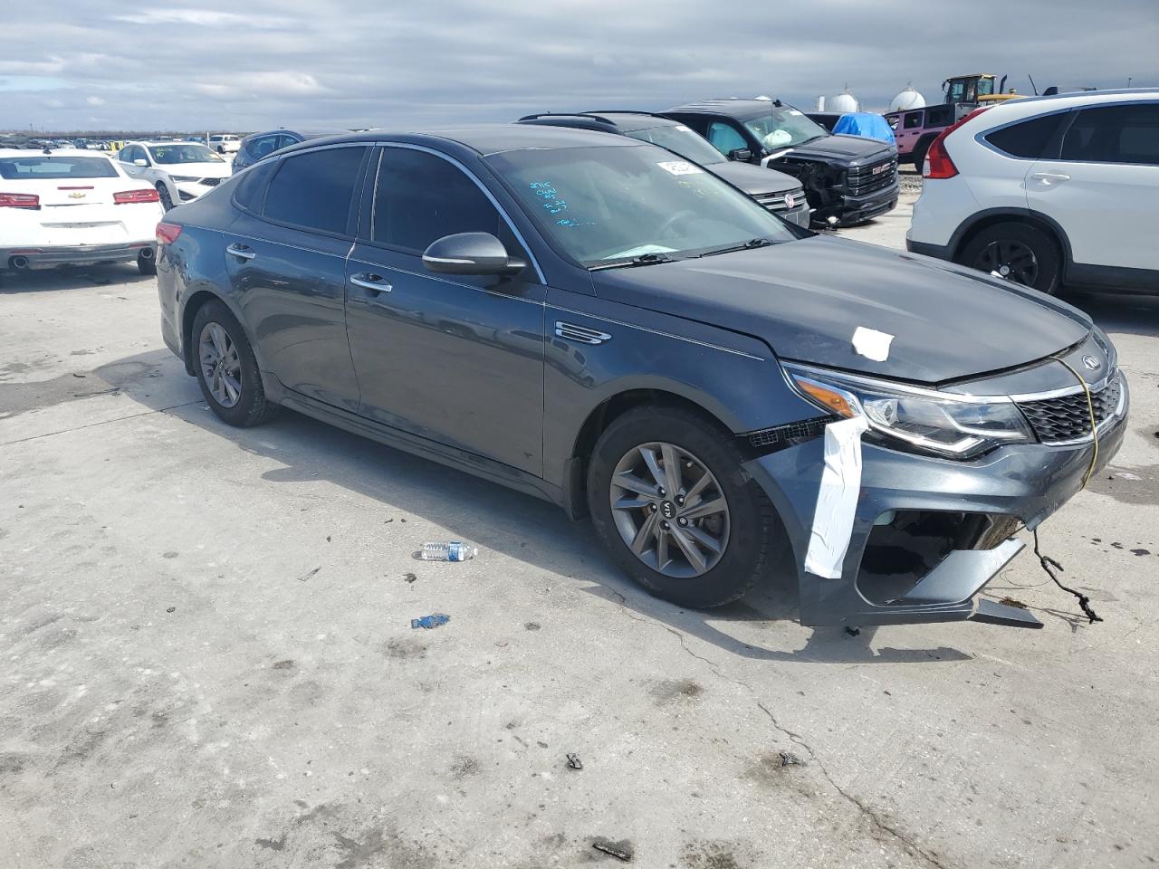 2020 KIA Optima VIN 5XXGT4L33LG433978 Copart auction photo, front end damage thumbnail 4