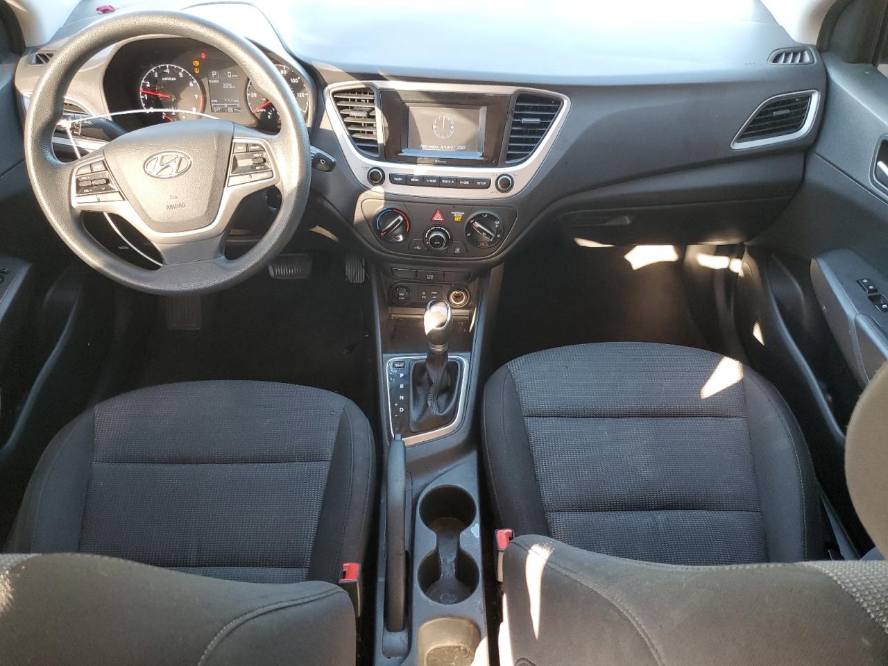 2022 Hyundai Accent VIN 3KPC24A6XNE155980 Copart auction photo, front end / minor dent/scratches damage thumbnail 8