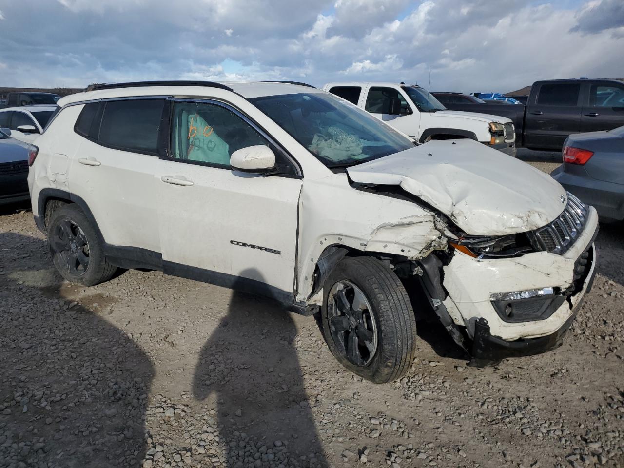 2018 Jeep Compass VIN 3C4NJDBB6JT415370 Copart auction photo, front end / rear end damage thumbnail 4