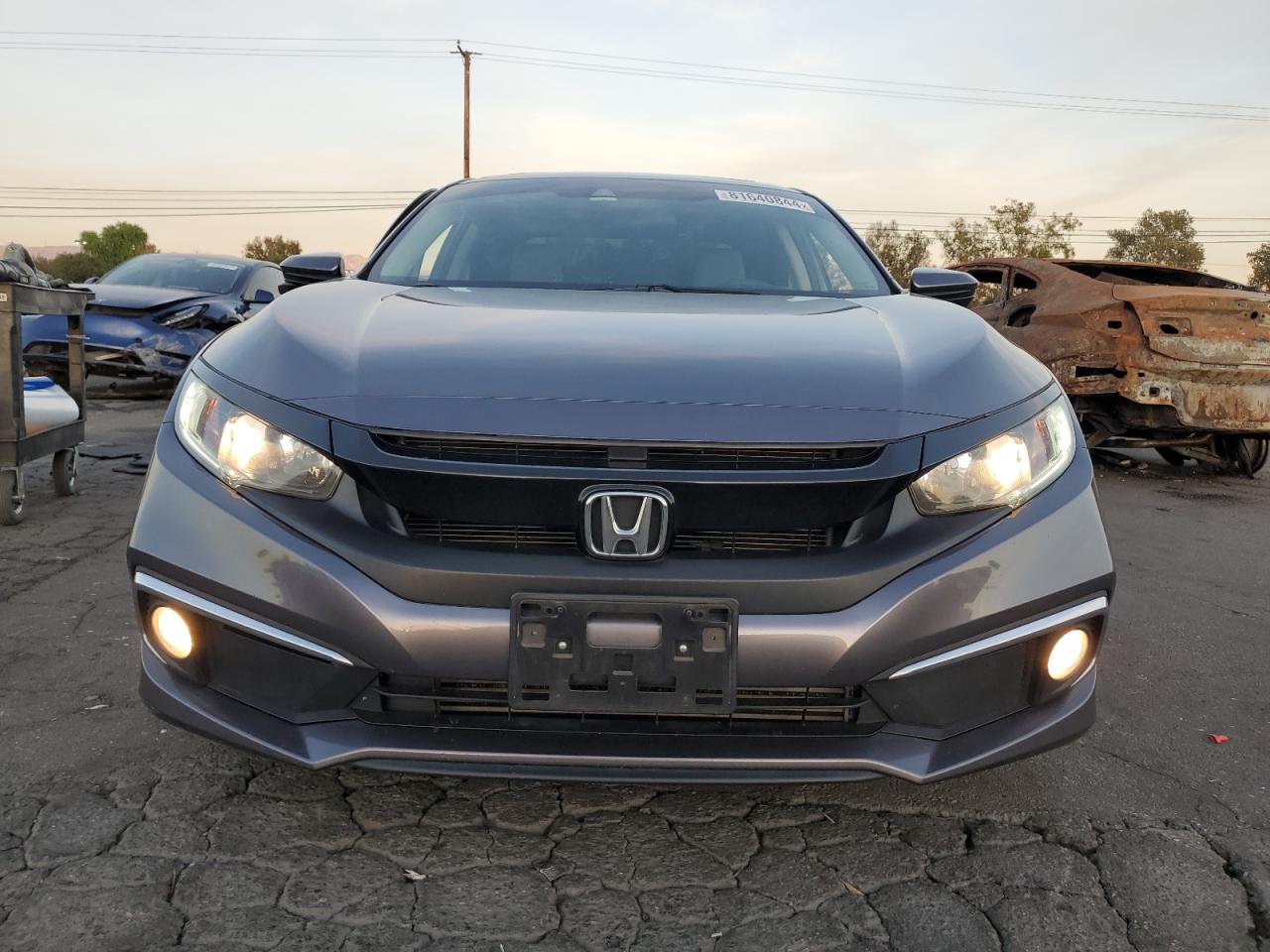 2020 Honda Civic VIN 19XFC1F39LE221620 Copart auction photo, side damage thumbnail 5