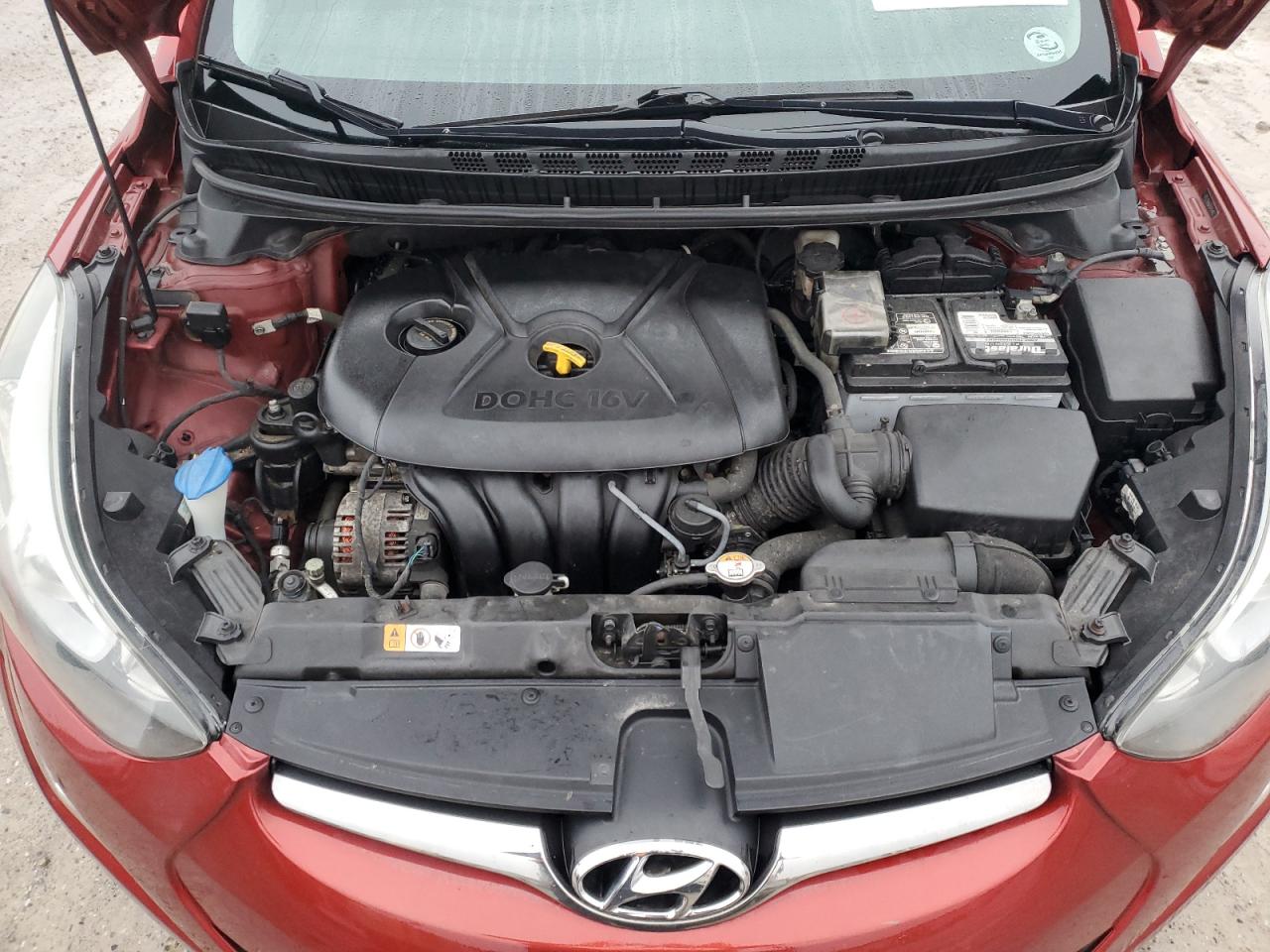 2015 Hyundai Elantra VIN 5NPDH4AE1FH557202 Copart auction photo, mechanical damage thumbnail 11