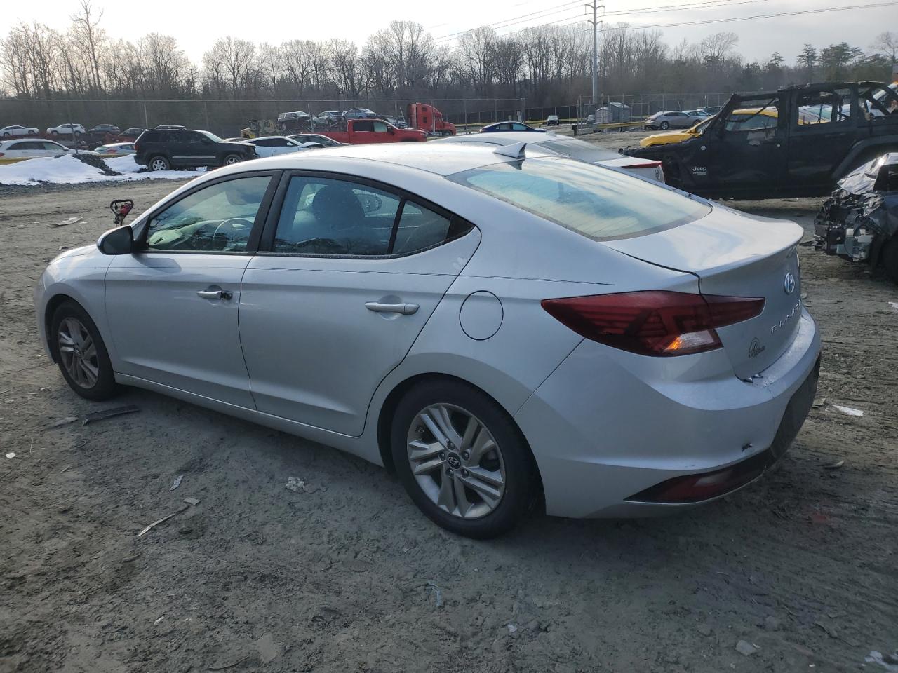 2019 Hyundai Elantra VIN KMHD84LF5KU812953 Copart auction photo, vandalism damage thumbnail 2