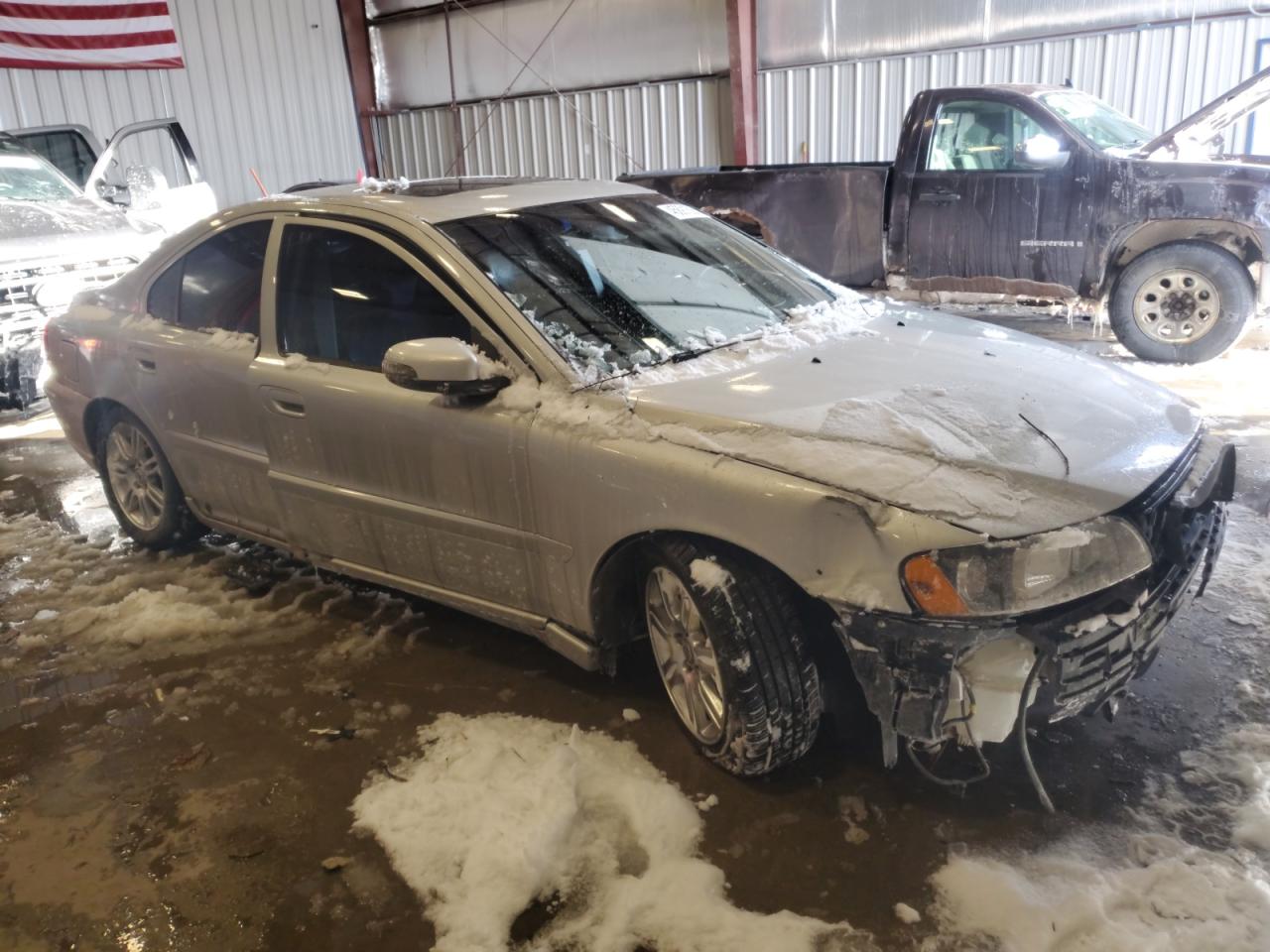 2007 Volvo S60 VIN YV1RH592872641925 Copart auction photo, front end damage thumbnail 4