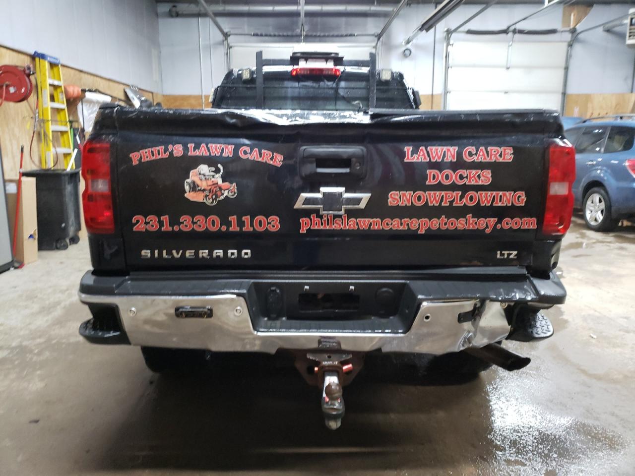 2017 Chevrolet Silverado VIN 1GC1KWEG2HF245768 Copart auction photo, rear end / minor dent/scratches damage thumbnail 6