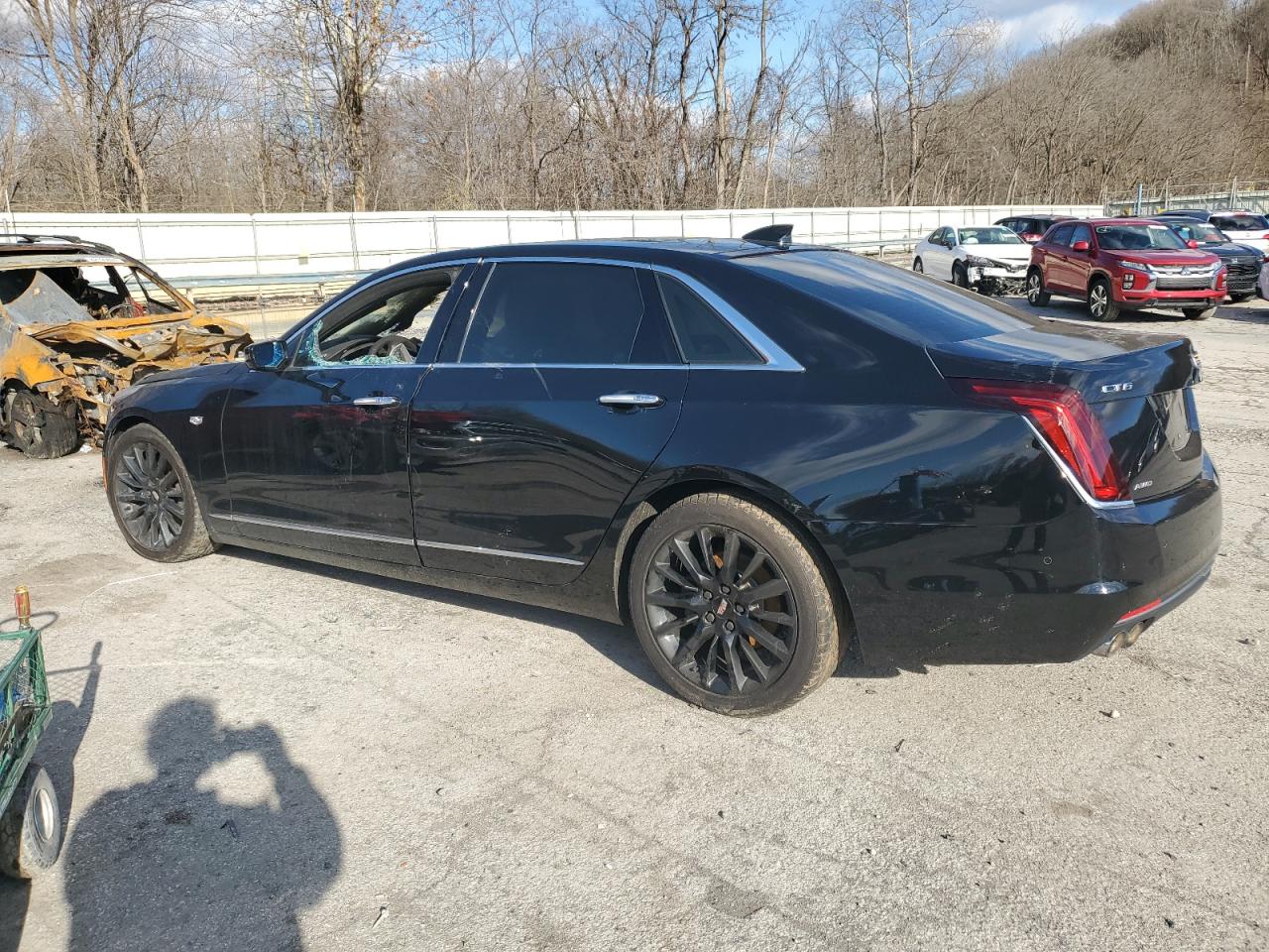 2017 Cadillac CT6 VIN 1G6KD5RS0HU170249 Copart auction photo, burn - engine damage thumbnail 2