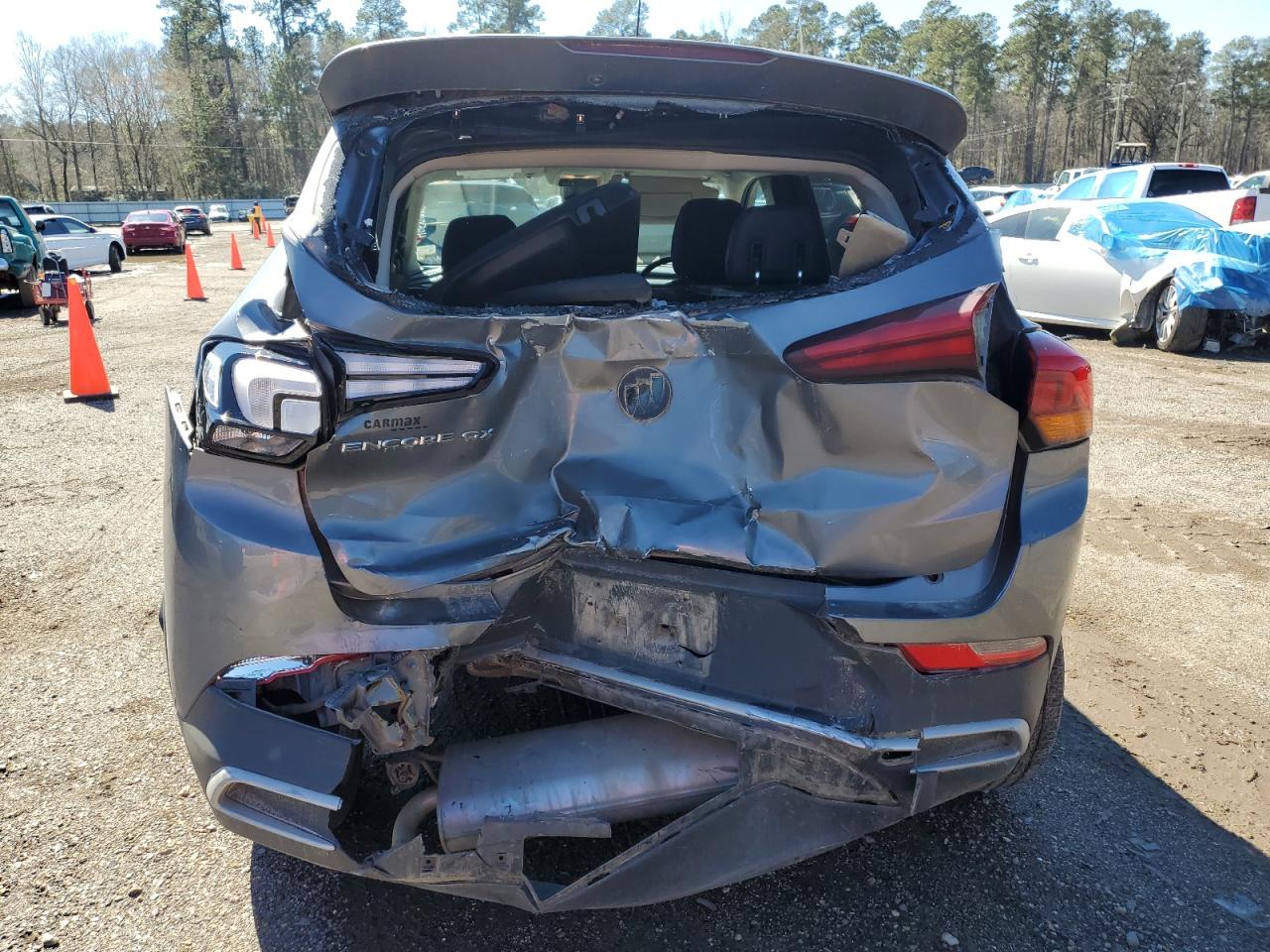 2020 Buick Encore VIN KL4MMDSL0LB104110 Copart auction photo, rear end damage thumbnail 6