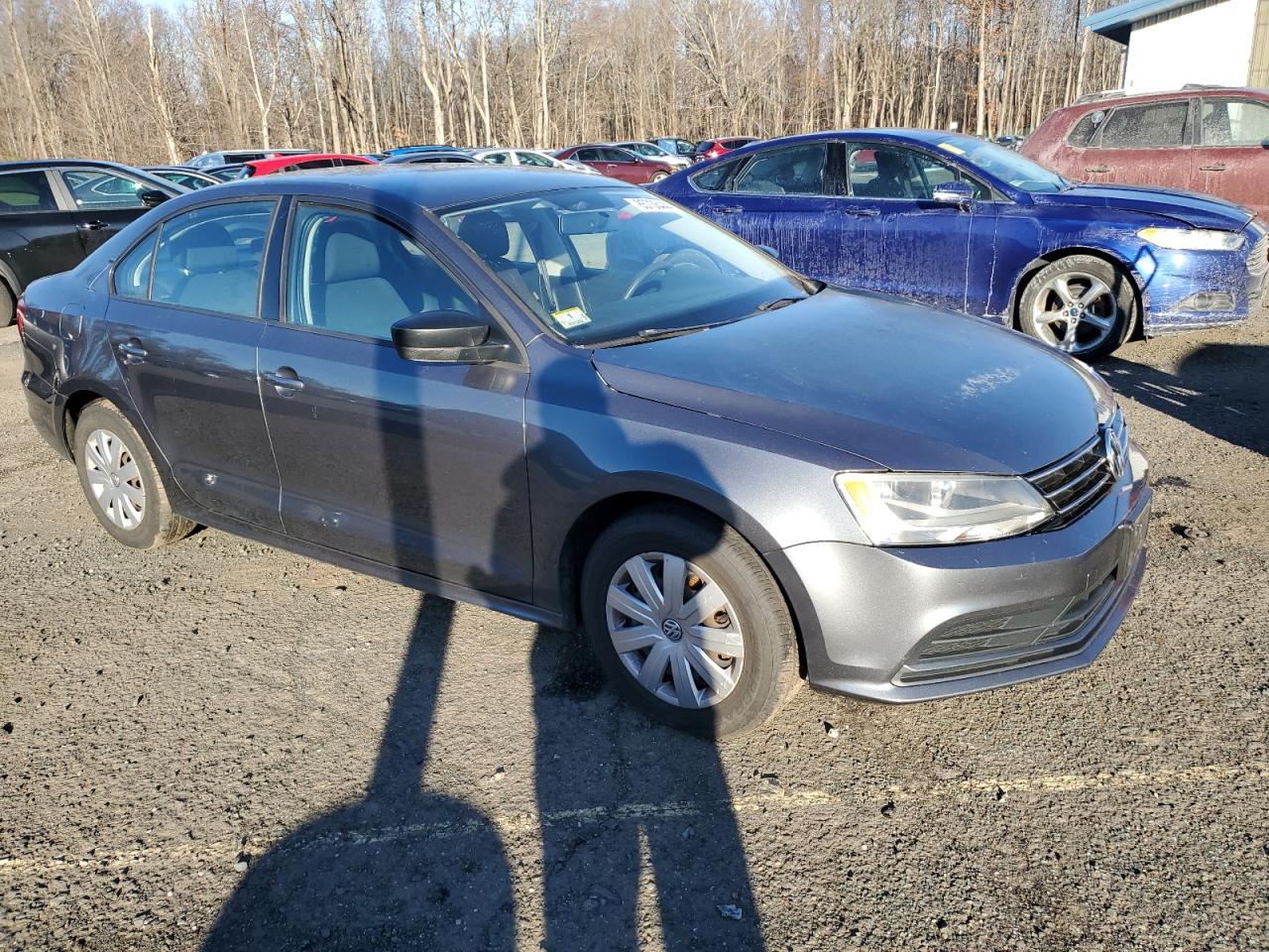 2015 Volkswagen Jetta VIN 3VW2K7AJ2FM345164 Copart auction photo, vandalism / minor dent/scratches damage thumbnail 4