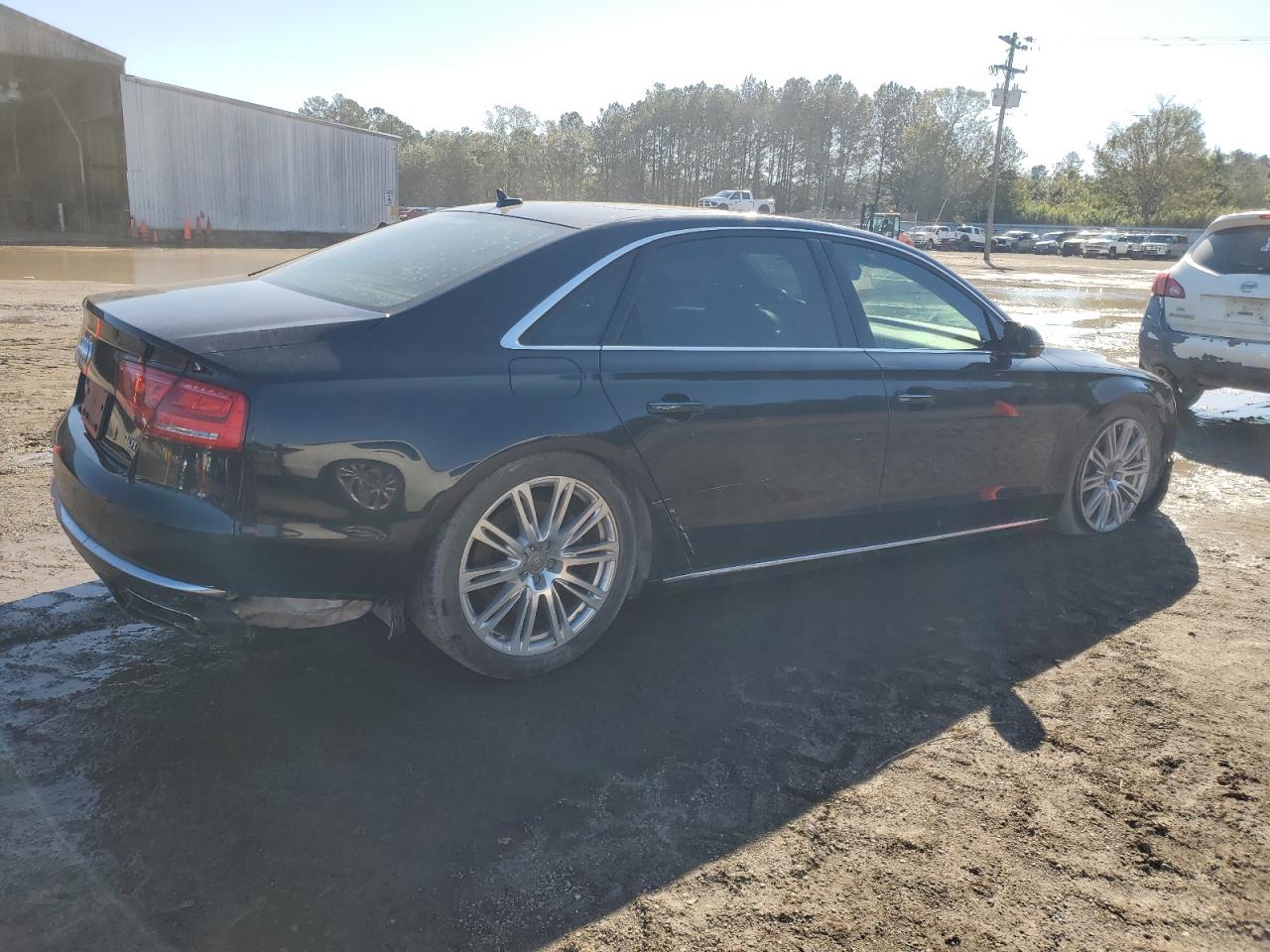 2014 Audi A8 VIN WAUR2AFD4EN004061 Copart auction photo, minor dent/scratches damage thumbnail 3