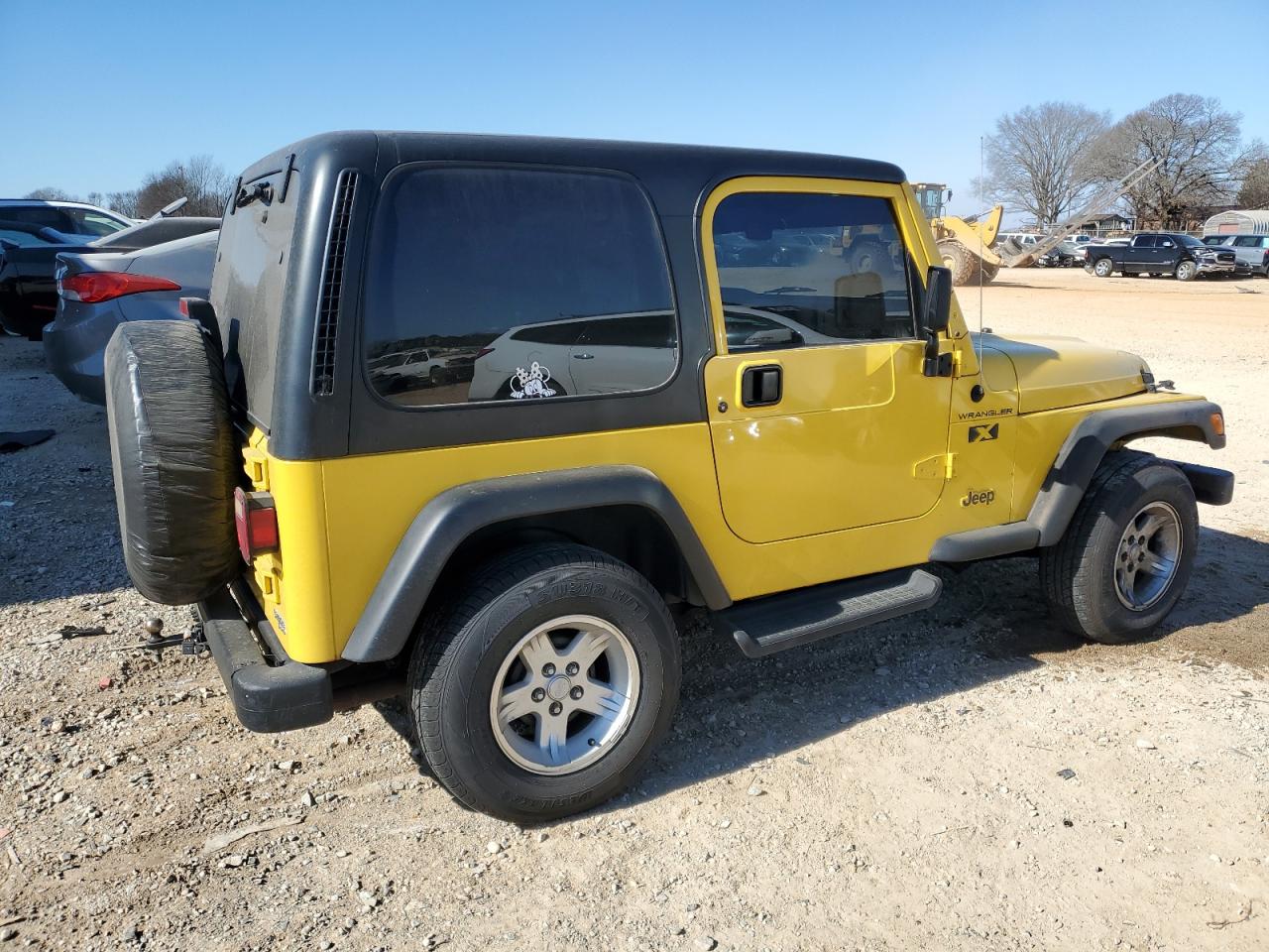 2002 Jeep Wrangler VIN 1J4FA39S92P764320 Copart auction photo, rear end damage thumbnail 3