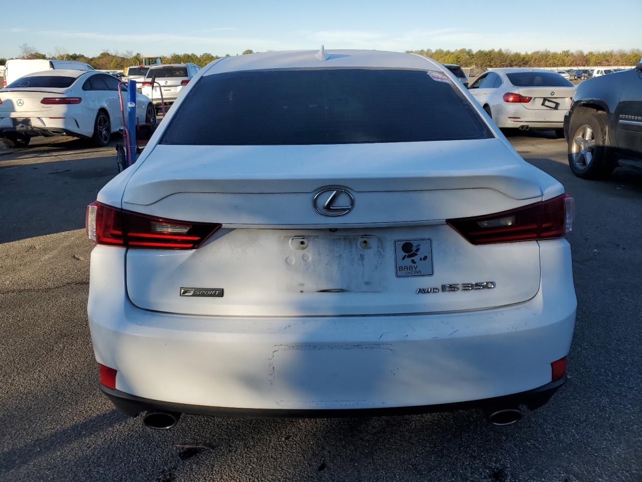 2015 Lexus IS VIN JTHCE1D2XF5007774 Copart auction photo, front end / minor dent/scratches damage thumbnail 6