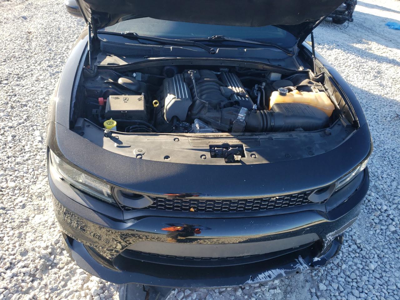 2019 Dodge Charger VIN 2C3CDXGJ8KH662064 Copart auction photo, front end / undercarriage damage thumbnail 11
