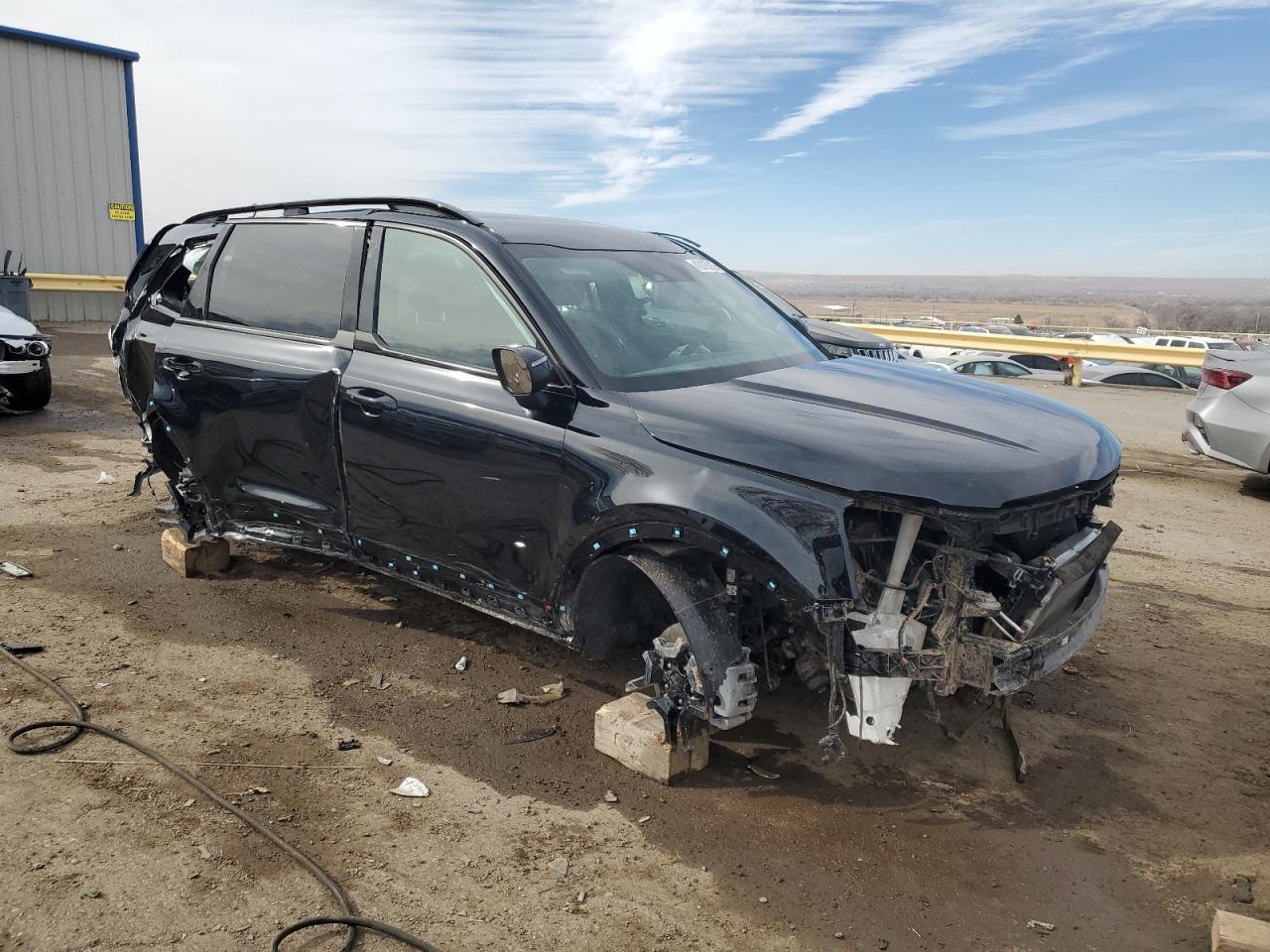 2025 KIA Telluride VIN 5XYP3DGC2SG583813 Copart auction photo, rollover damage thumbnail 4