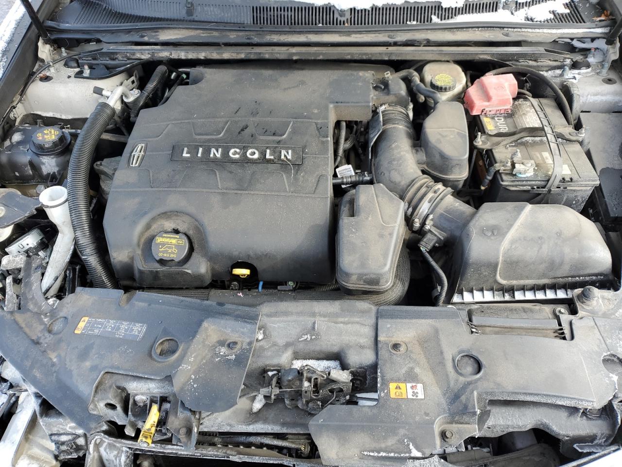 2013 Lincoln MKS VIN 1LNHL9EK5DG607657 Copart auction photo, front end damage thumbnail 12
