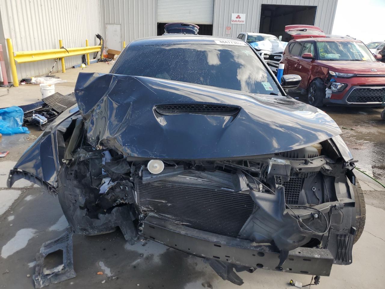 2019 Dodge Charger VIN 2C3CDXGJ3KH711123 Copart auction photo, front end / vandalism damage thumbnail 5