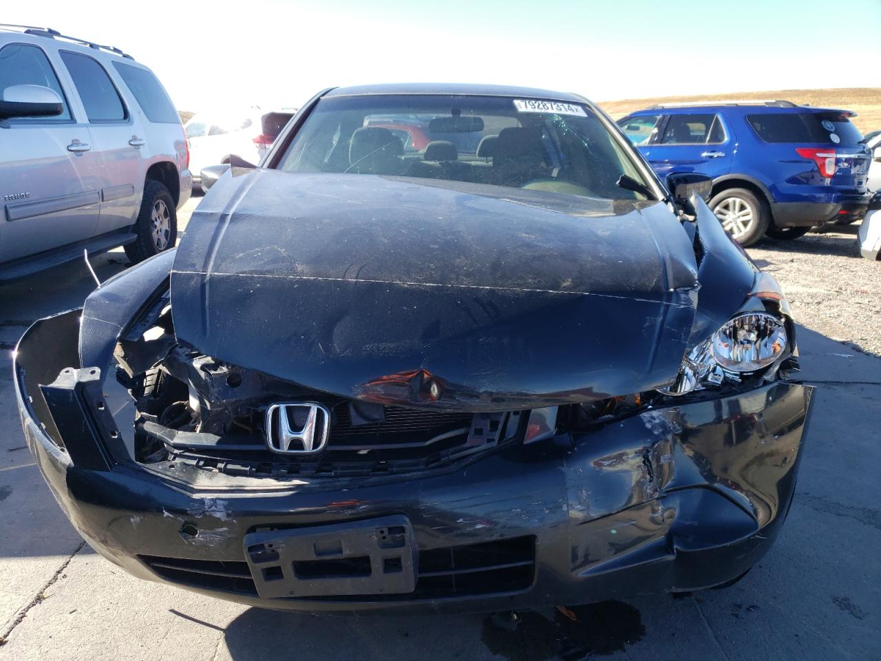 2008 Honda Accord VIN JHMCP26418C026369 Copart auction photo, front end / hail damage thumbnail 5
