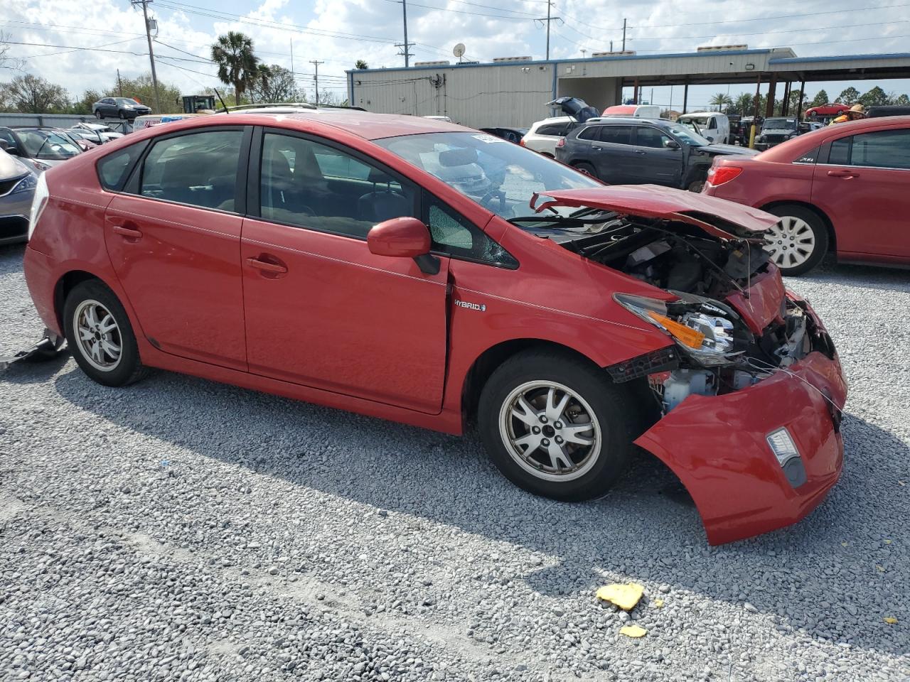 2010 Toyota Prius VIN JTDKN3DU2A0101955 Copart auction photo, front end damage thumbnail 4