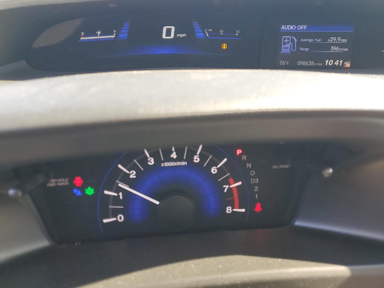 2013 Honda Civic VIN 19XFB2F50DE295214 Copart auction photo, front end damage thumbnail 9