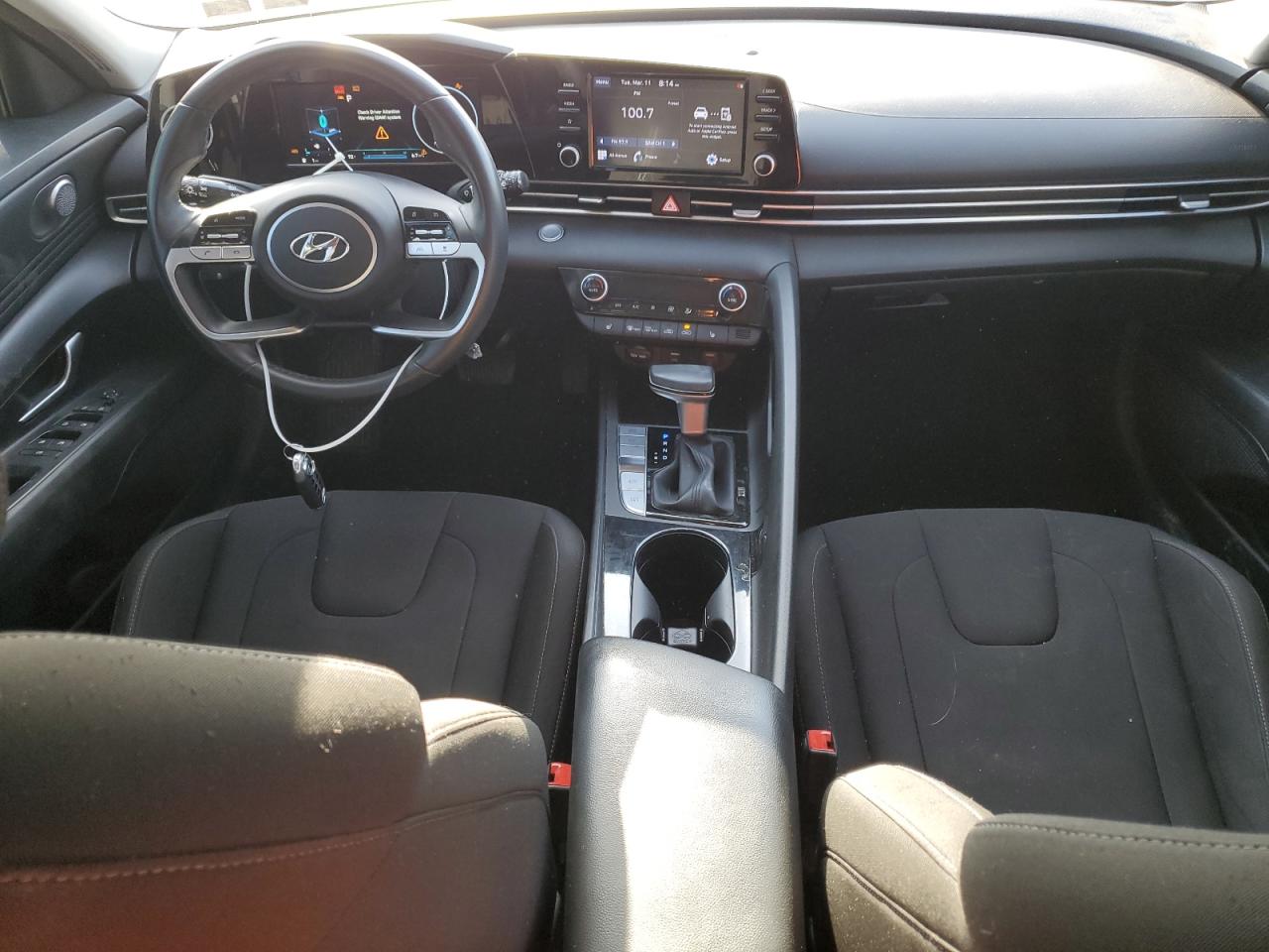 2021 Hyundai Elantra VIN KMHLN4AG0MU139167 Copart auction photo, front end damage thumbnail 8