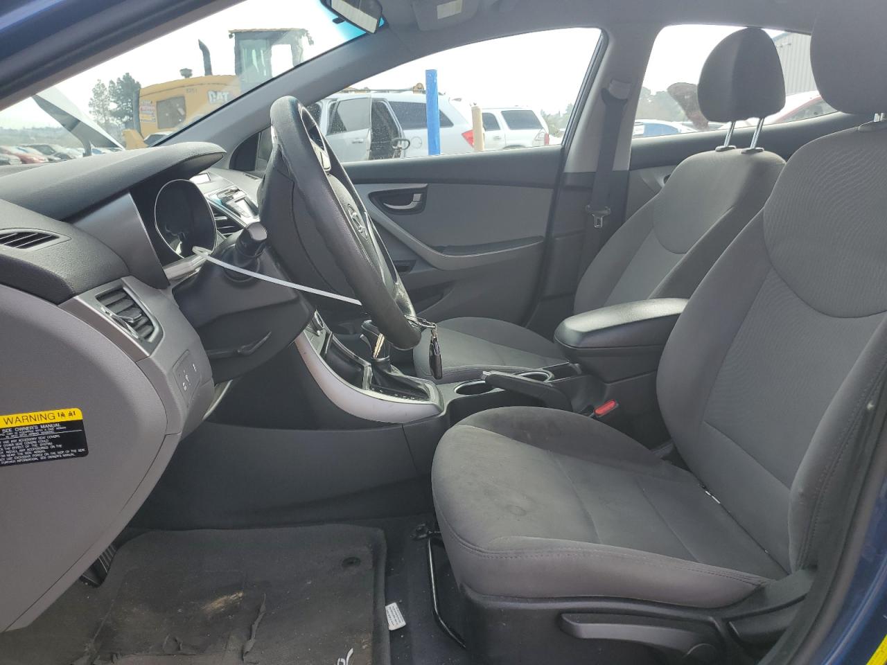 2015 Hyundai Elantra VIN 5NPDH4AE7FH645669 Copart auction photo, front end / side damage thumbnail 7