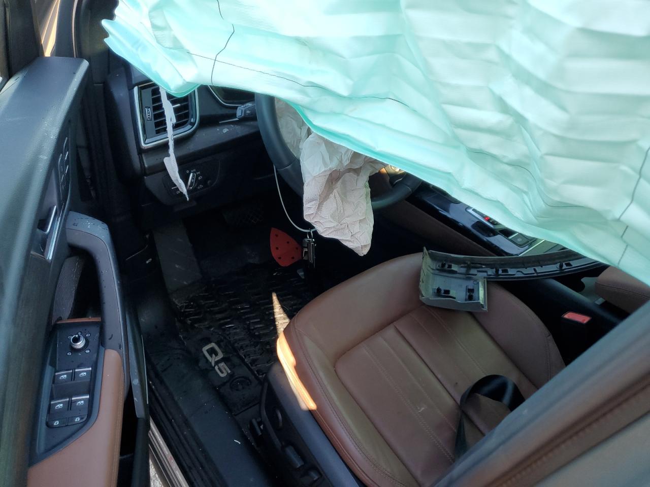 2023 Audi Q5 VIN WA1EAAFY9P2007852 Copart auction photo, front end / side damage thumbnail 8