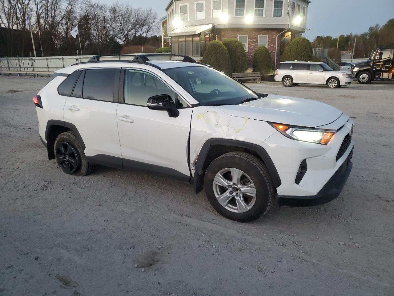 2021 Toyota RAV 4 VIN 2T3P1RFV9MW140357 Copart auction photo, all over / undercarriage damage thumbnail 4