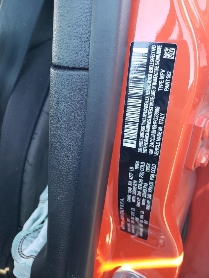 2017 Jeep Renegade VIN ZACCJABH5HPG29889 Copart auction photo, all over damage thumbnail 14