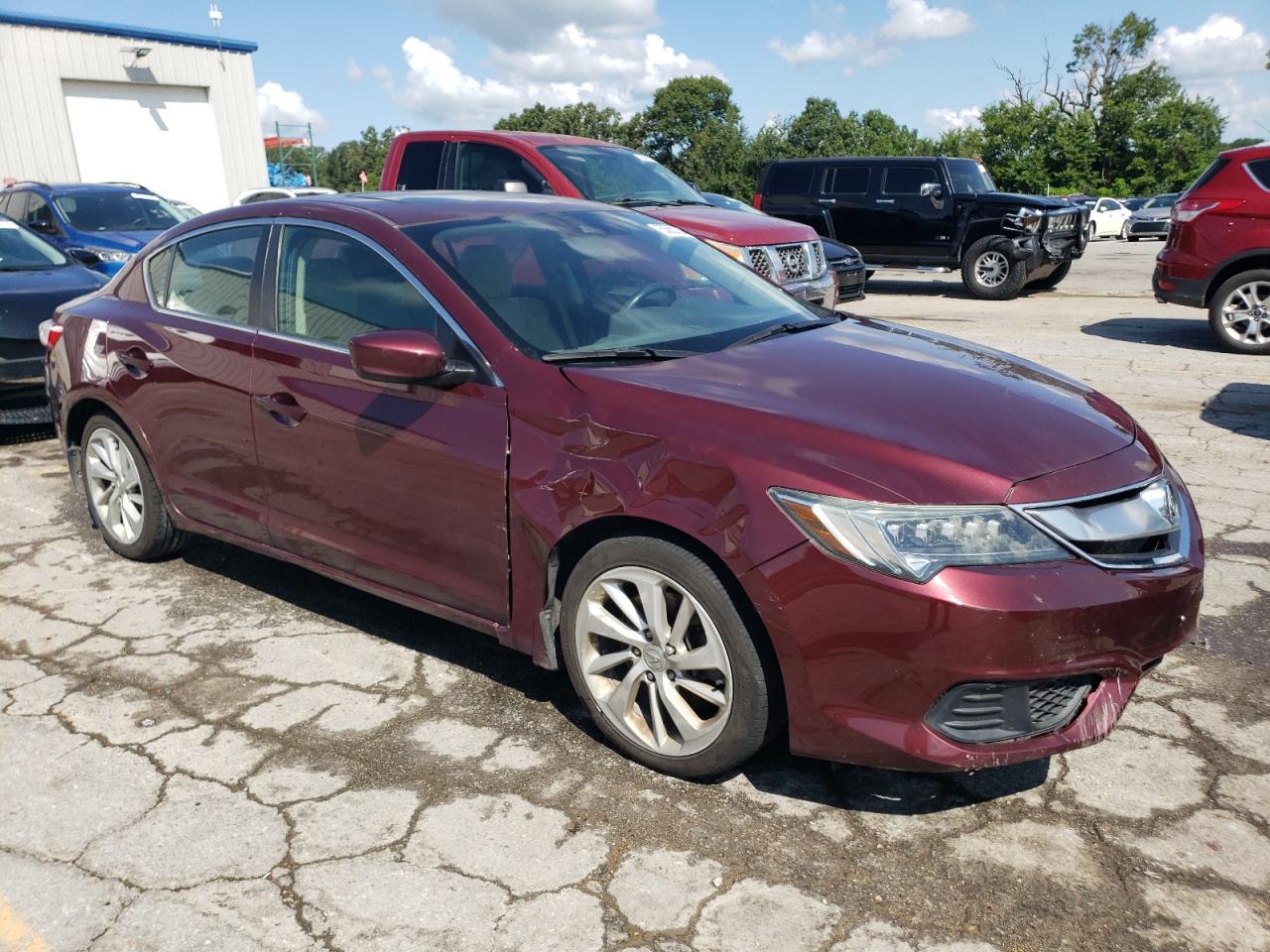 2016 Acura ILX VIN 19UDE2F33GA019986 Copart auction photo, front end damage thumbnail 4