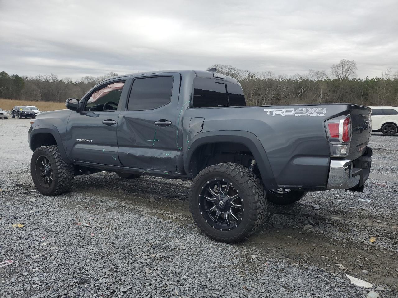 2021 Toyota Tacoma VIN 3TMCZ5AN9MM443907 Copart auction photo, side damage thumbnail 2