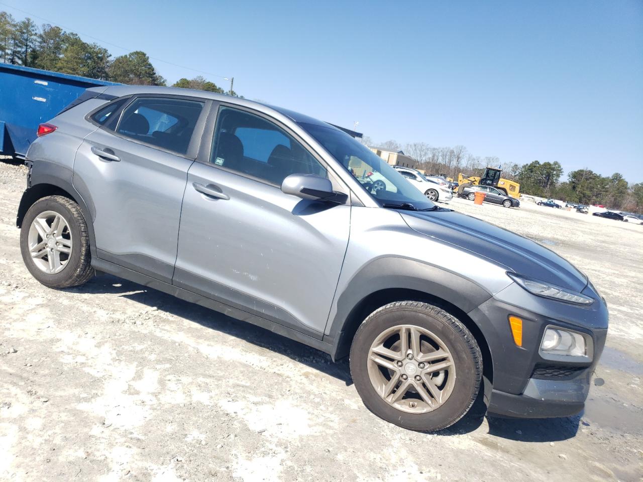 2019 Hyundai Kona VIN KM8K12AA3KU298107 Copart auction photo, rear end / side damage thumbnail 4