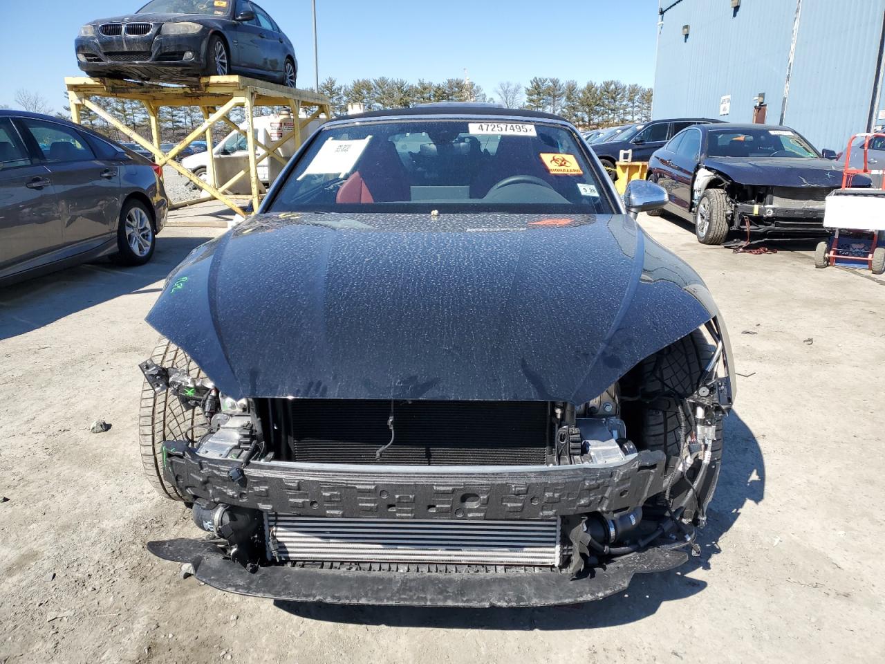 2023 Audi RS5 VIN WAUW4GF5XPN008546 Copart auction photo, front end / rear end damage thumbnail 5
