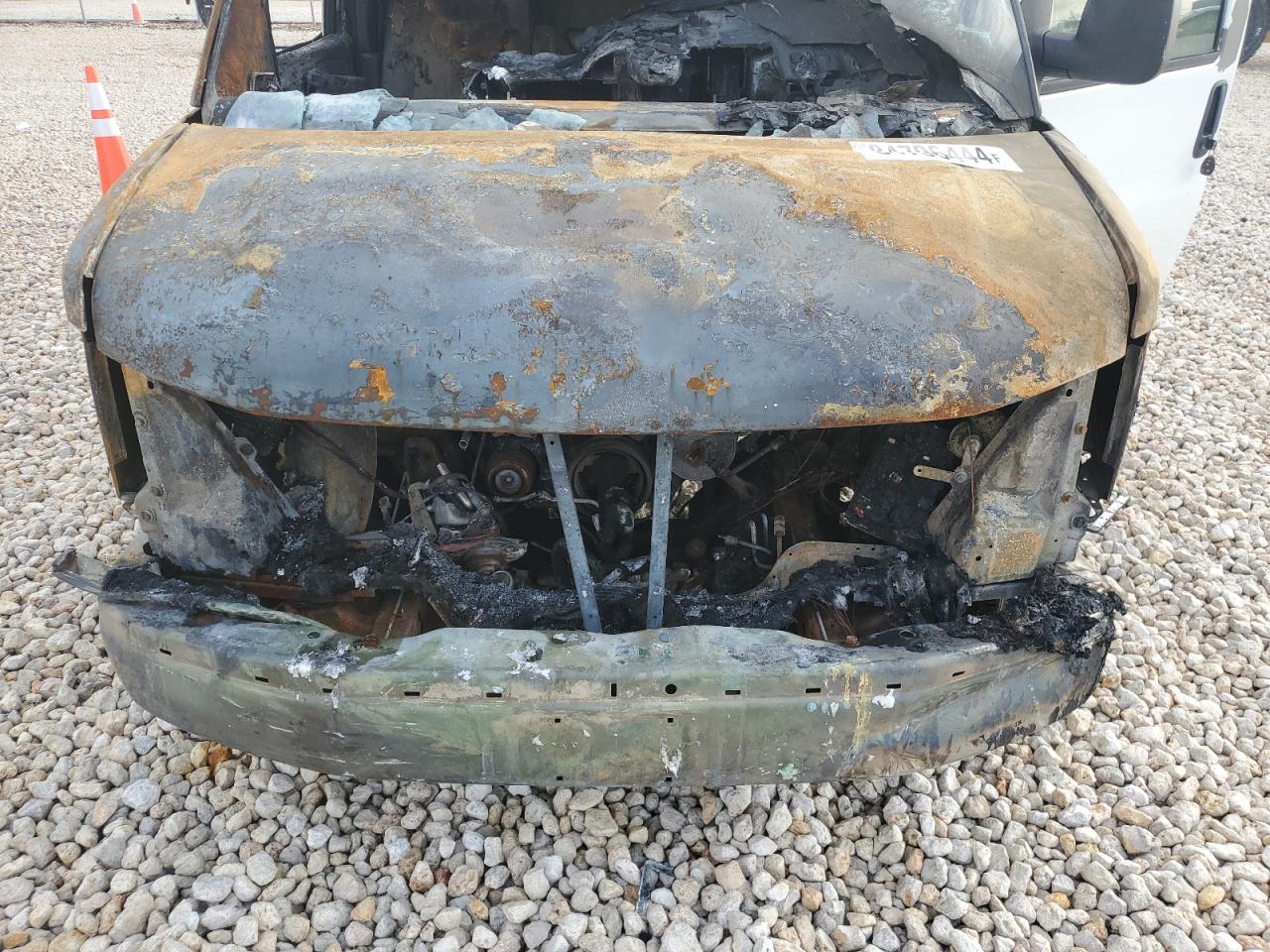 2011 Chevrolet Express VIN 1GAZG1FG6B1101045 Copart auction photo, burn damage thumbnail 13